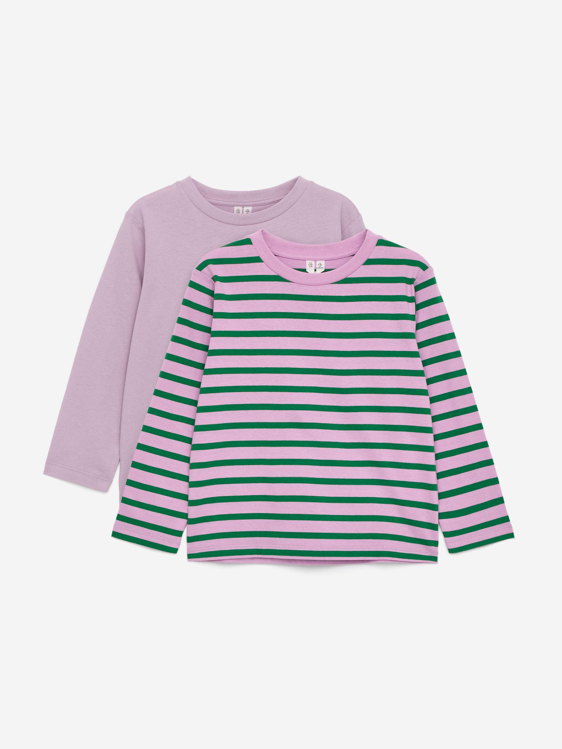 Long-Sleeved T-Shirt Set of 2-#C499C8-16289