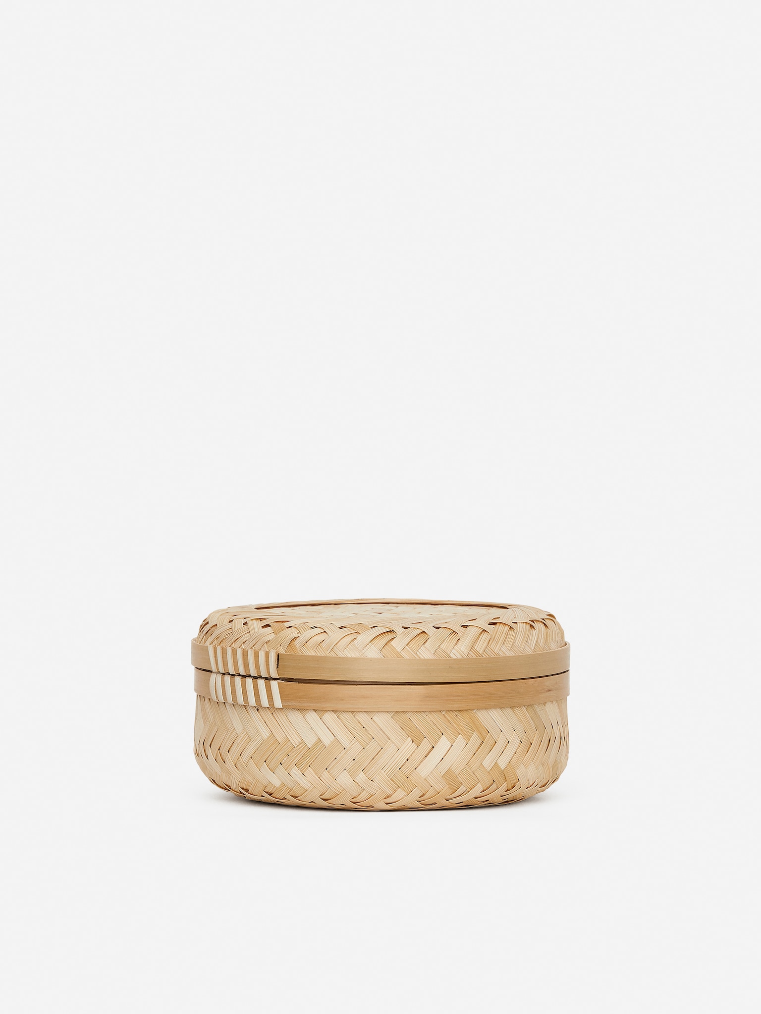 Cestino in bambù 16 cm - Beige