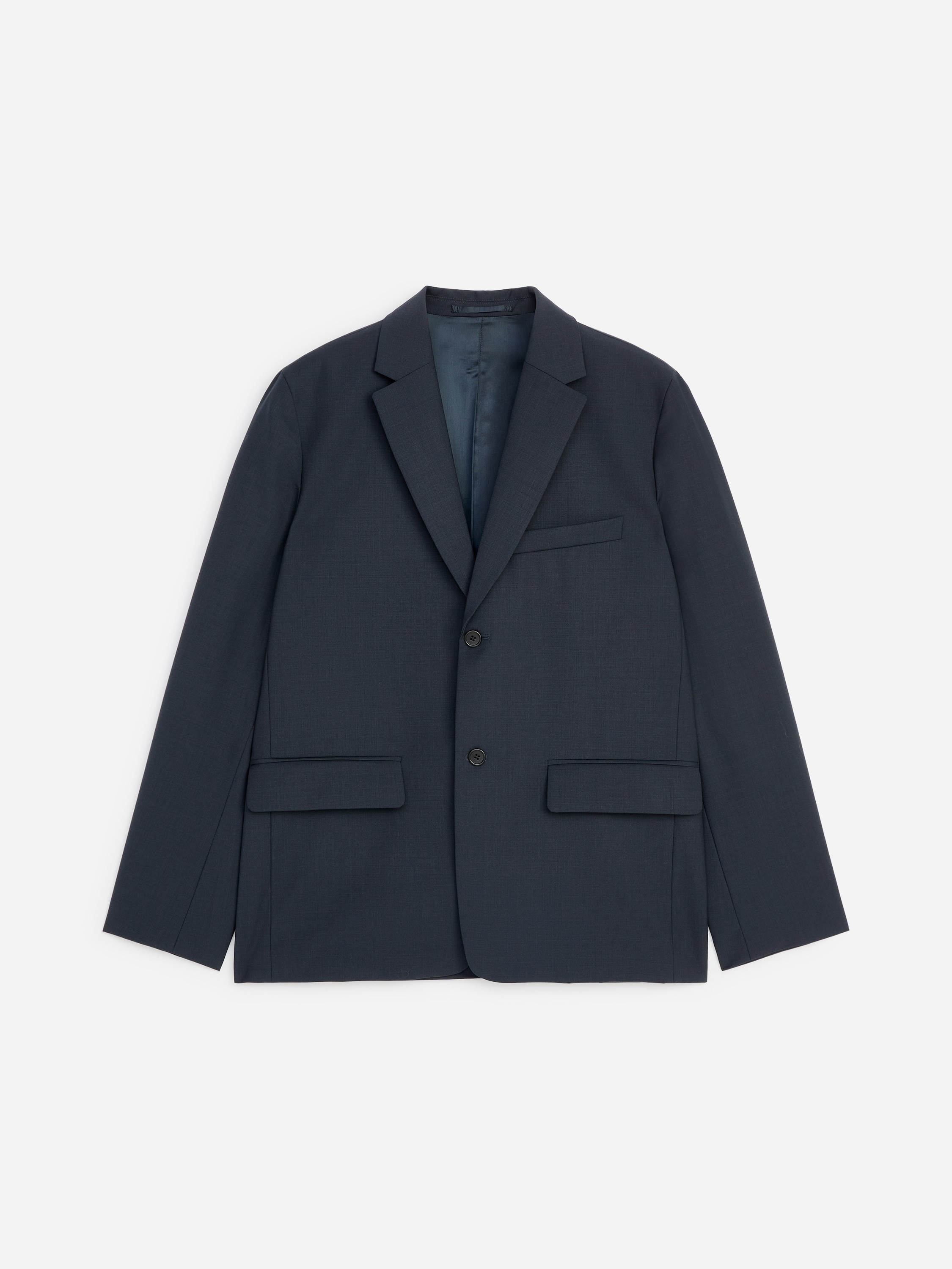 Blazer léger en laine - Bleu foncé
