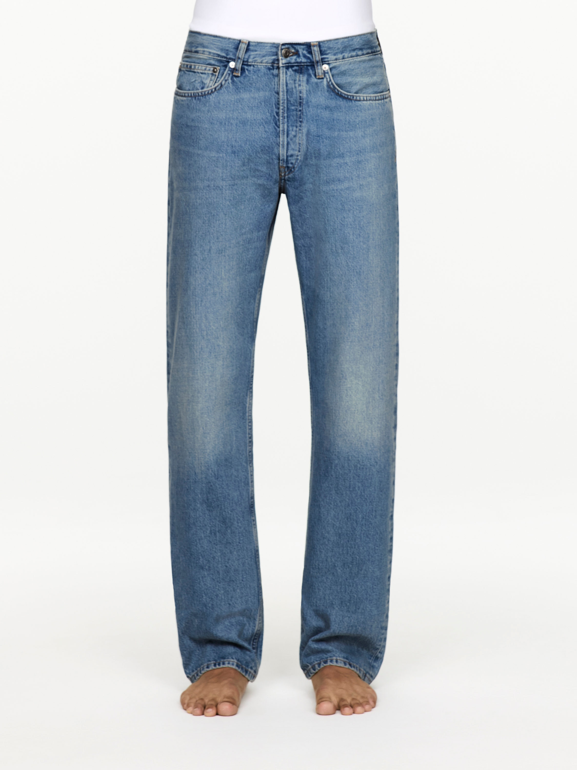 CLIFF Regular Straight Jeans - Mid Blue - Regular fit - Men - StillMedia/Lookbook - 13