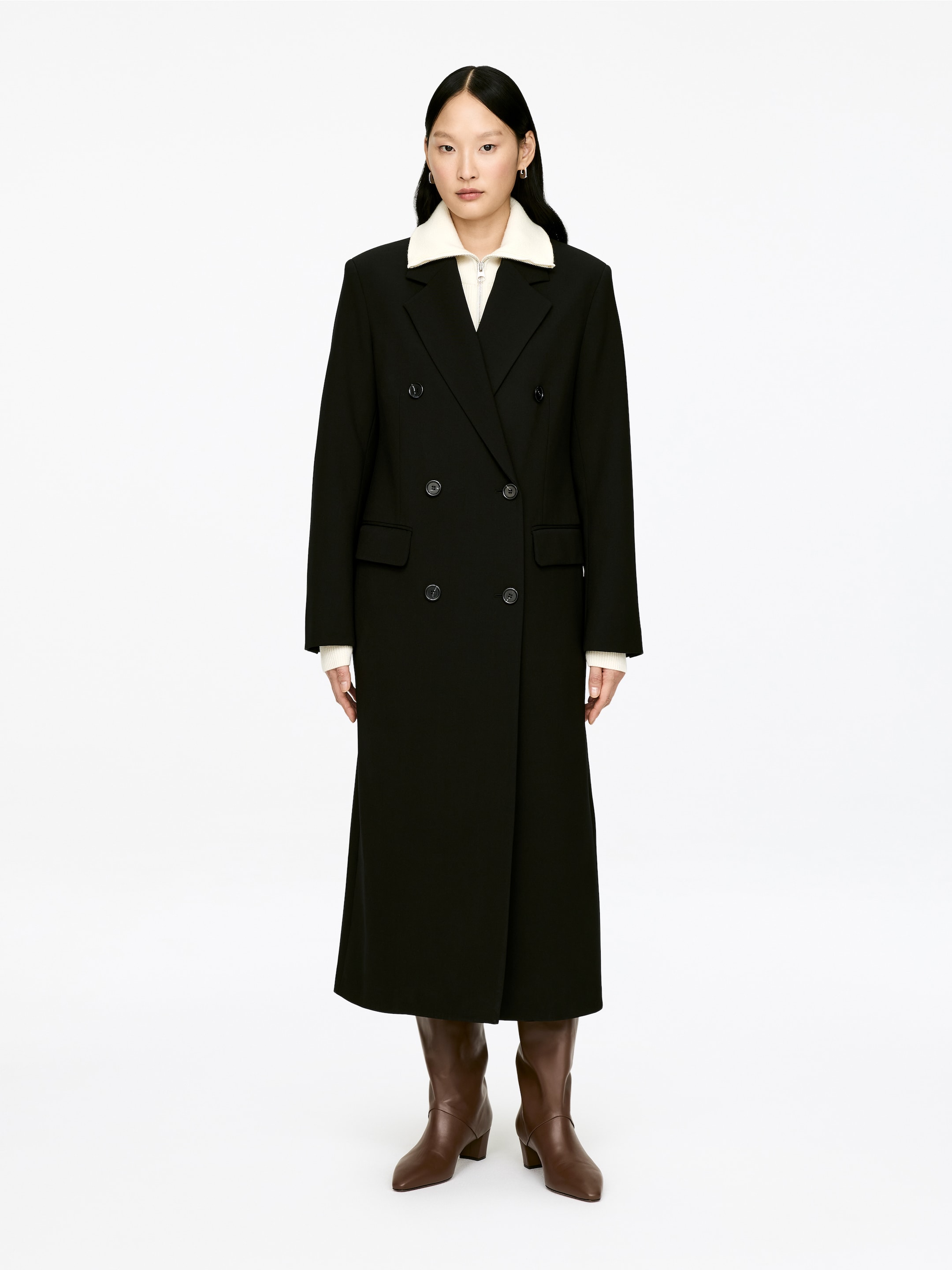 Visualizza immagine più grande: Mid-Calf Leather Boots - Marrone scuro - DONNA | H&M IT 1