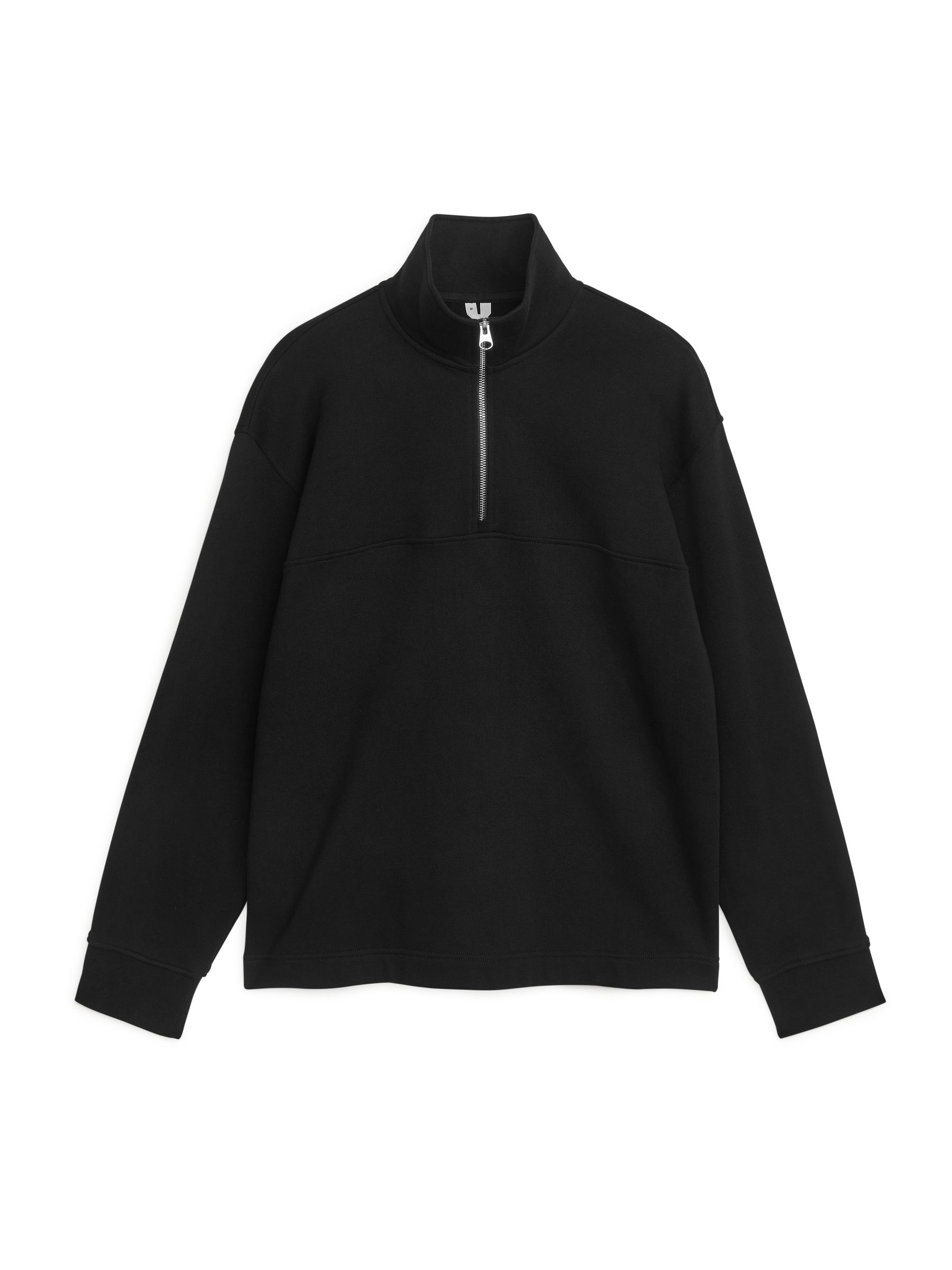 Sweatshirt mit halbem Reißverschluss - Schwarz - Relaxed Fit - Herren - StillMedia/DescriptiveStillLife - 1