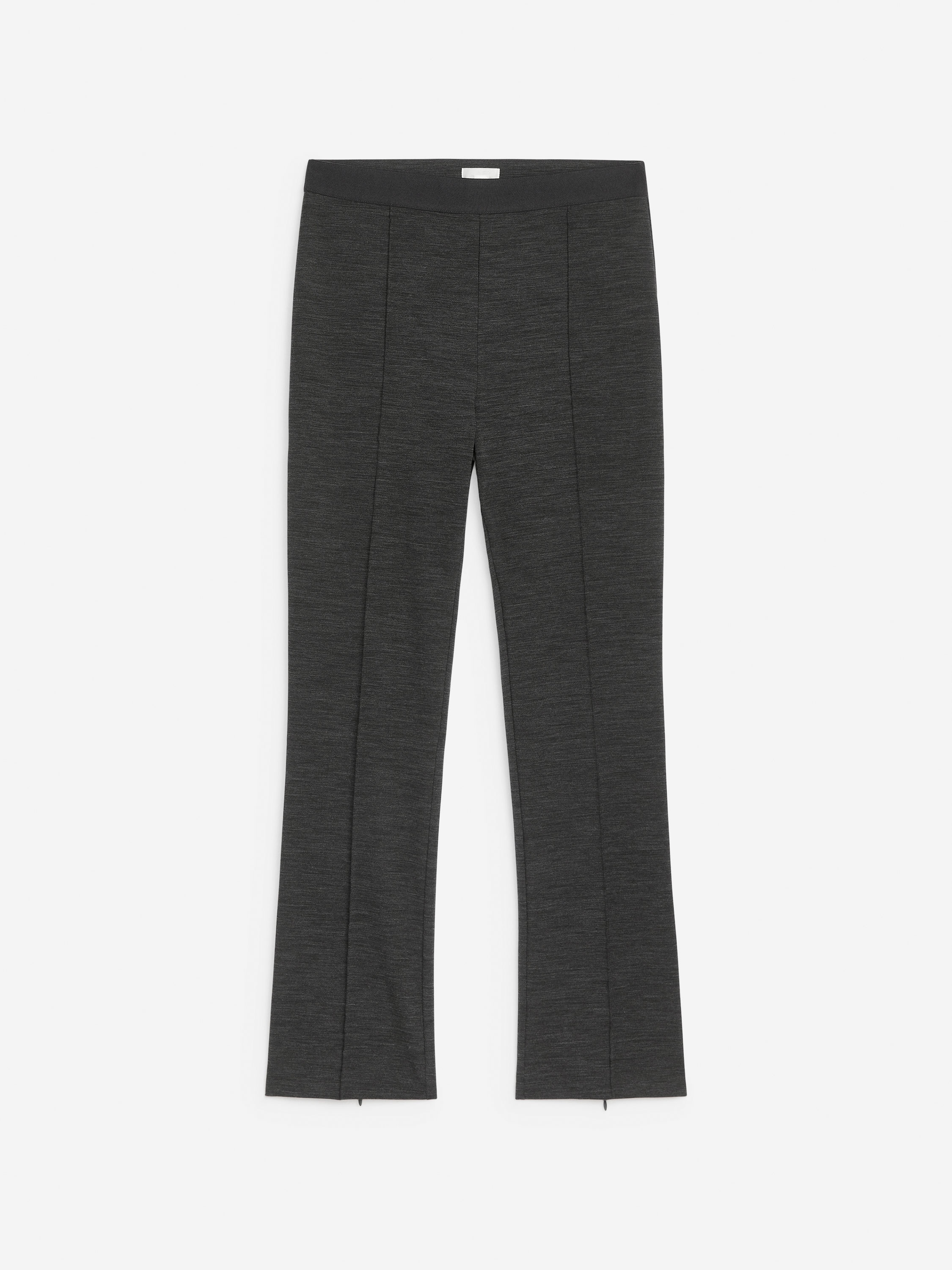 Pantalon extensible avec fermeture éclair-#3A3A3D-12422