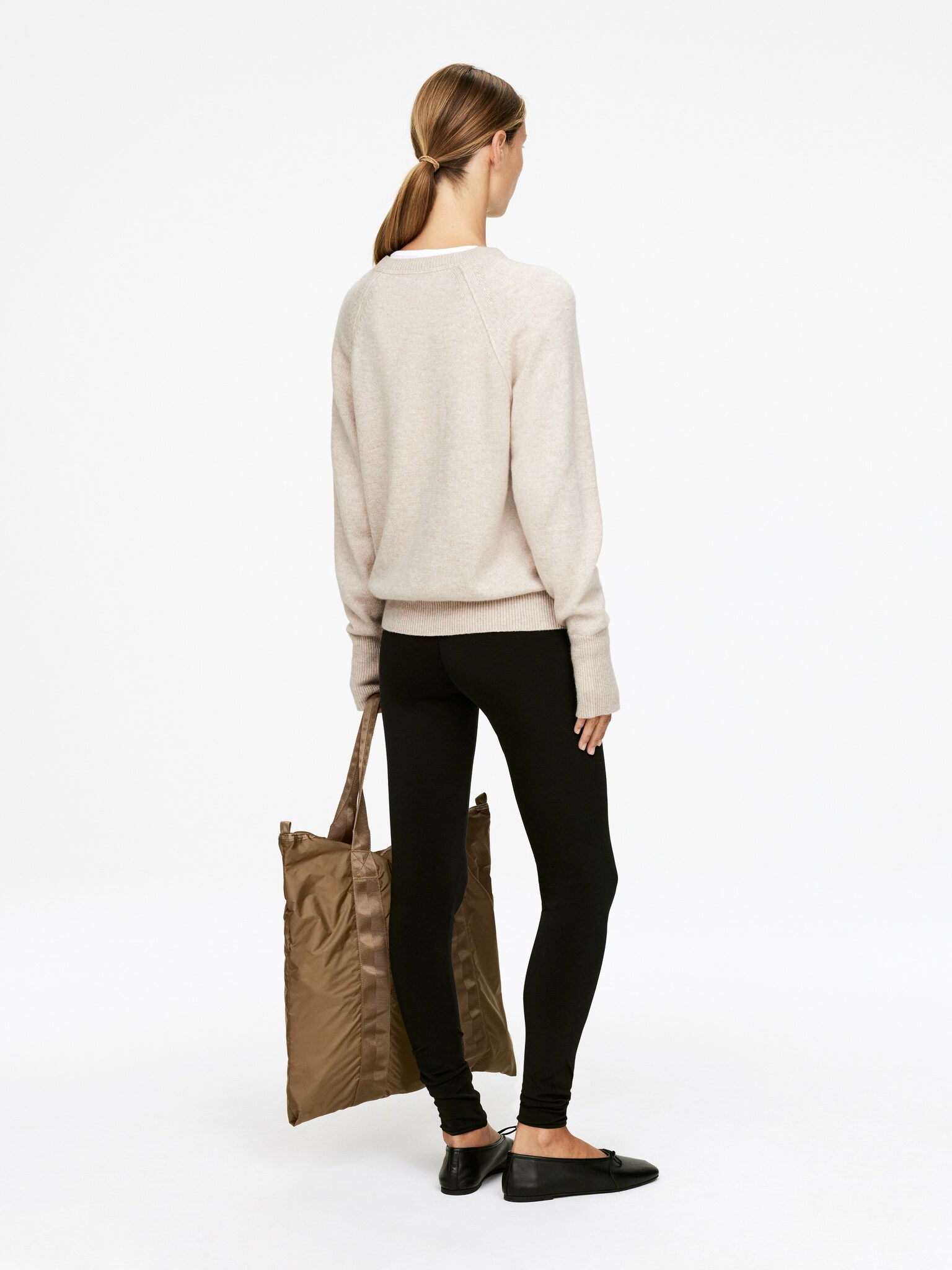 Pull en pur cachemire - Beige - 6