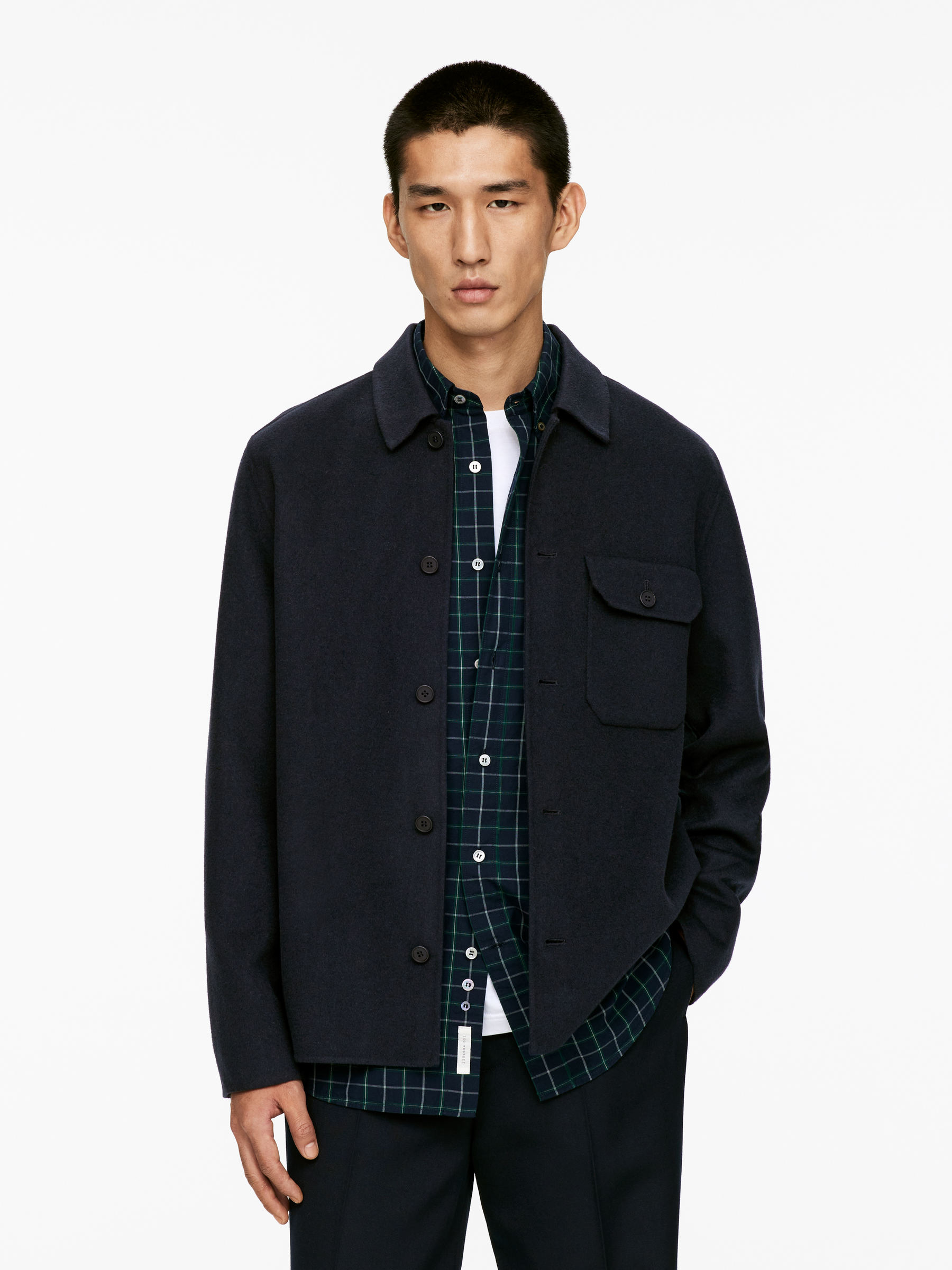 Doublé Wool Blend Shirt-#272930-16271