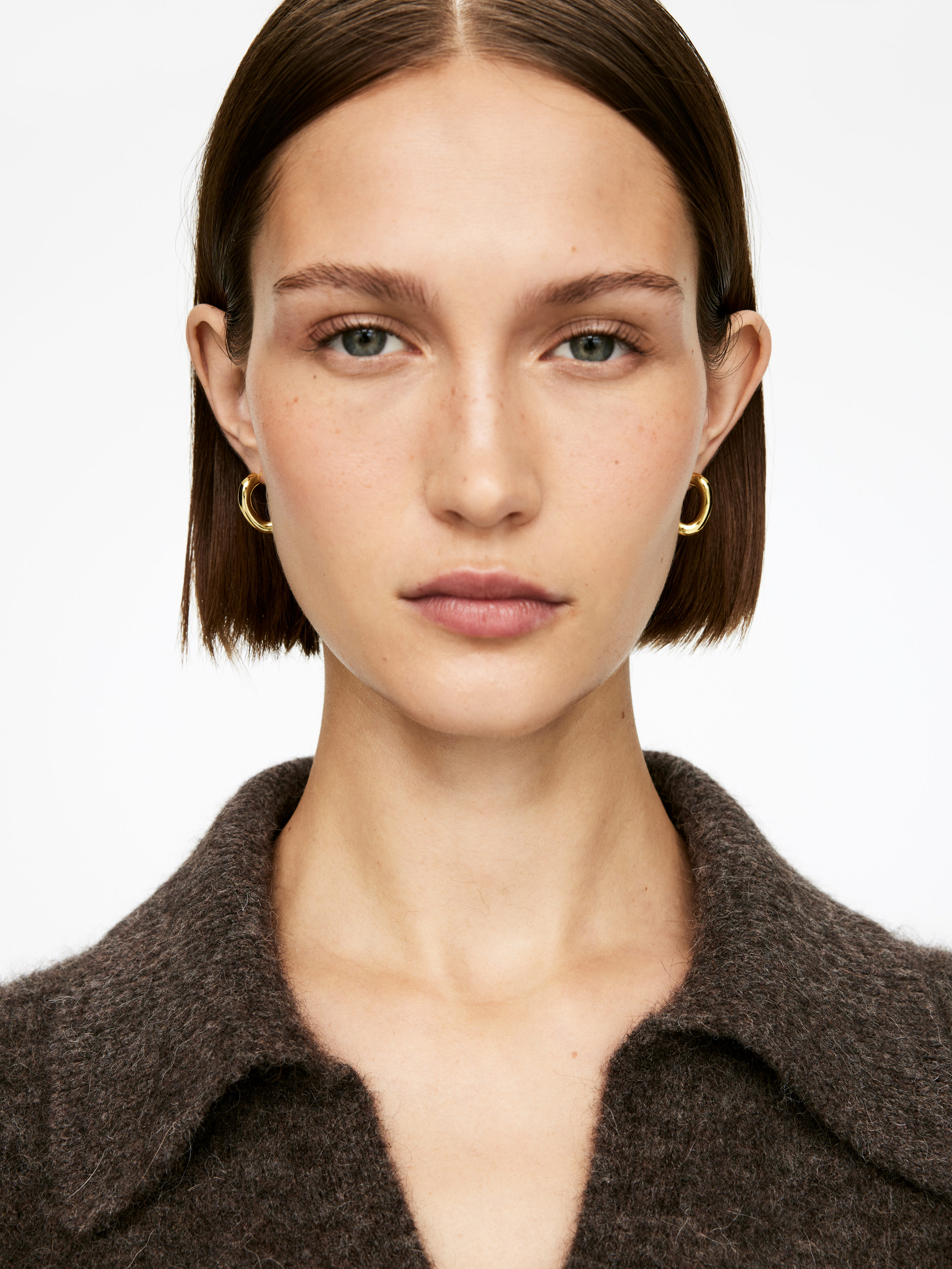 Gold-Plated Twisted Hoop Earrings - Gold - Women - StillMedia/Lookbook - 3