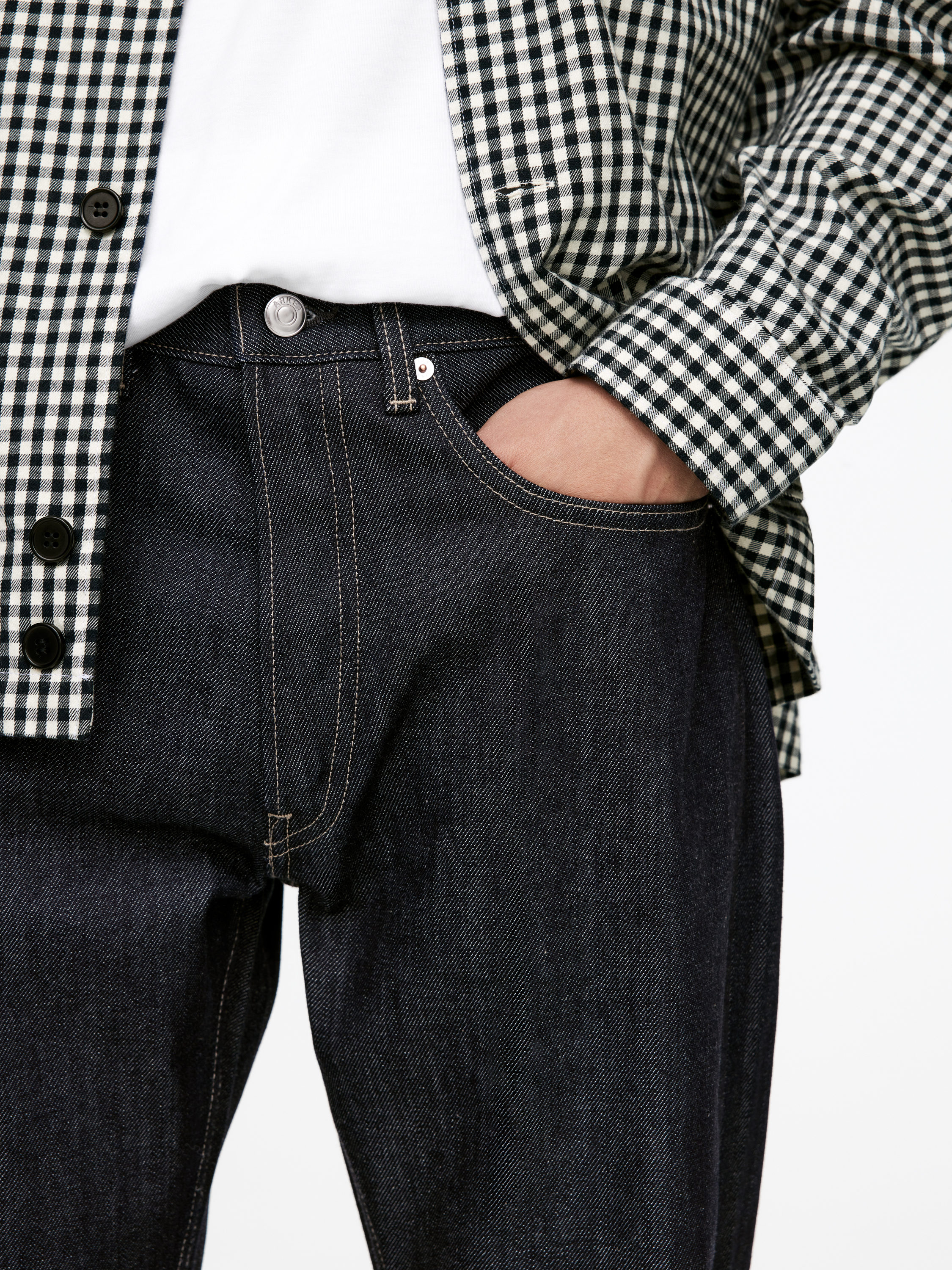 CLIFF Regular Straight Jeans - Raw Blue - Regular fit - Men - StillMedia/Lookbook - 2