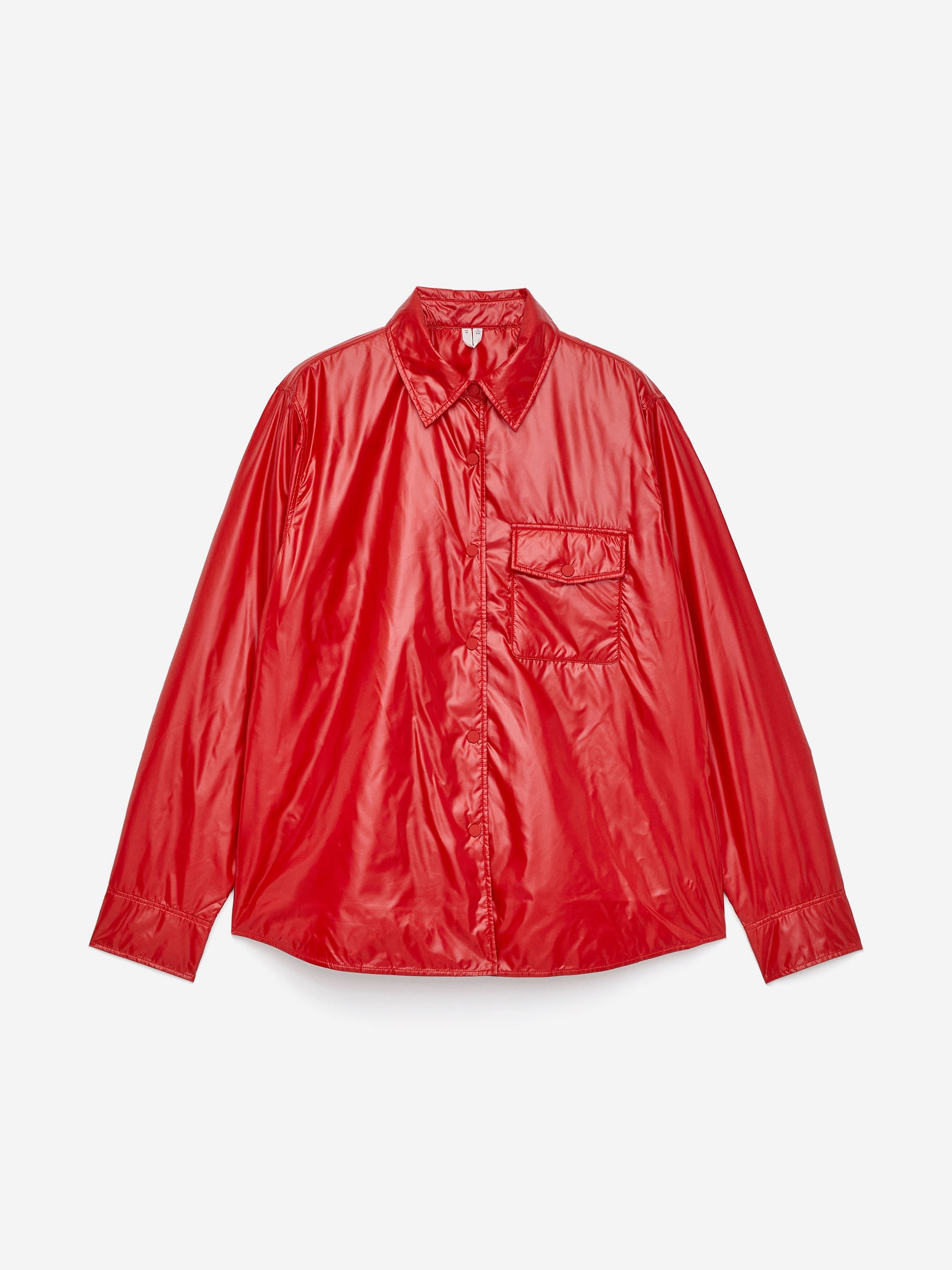 Nylon Overshirt-#C61B27-16500