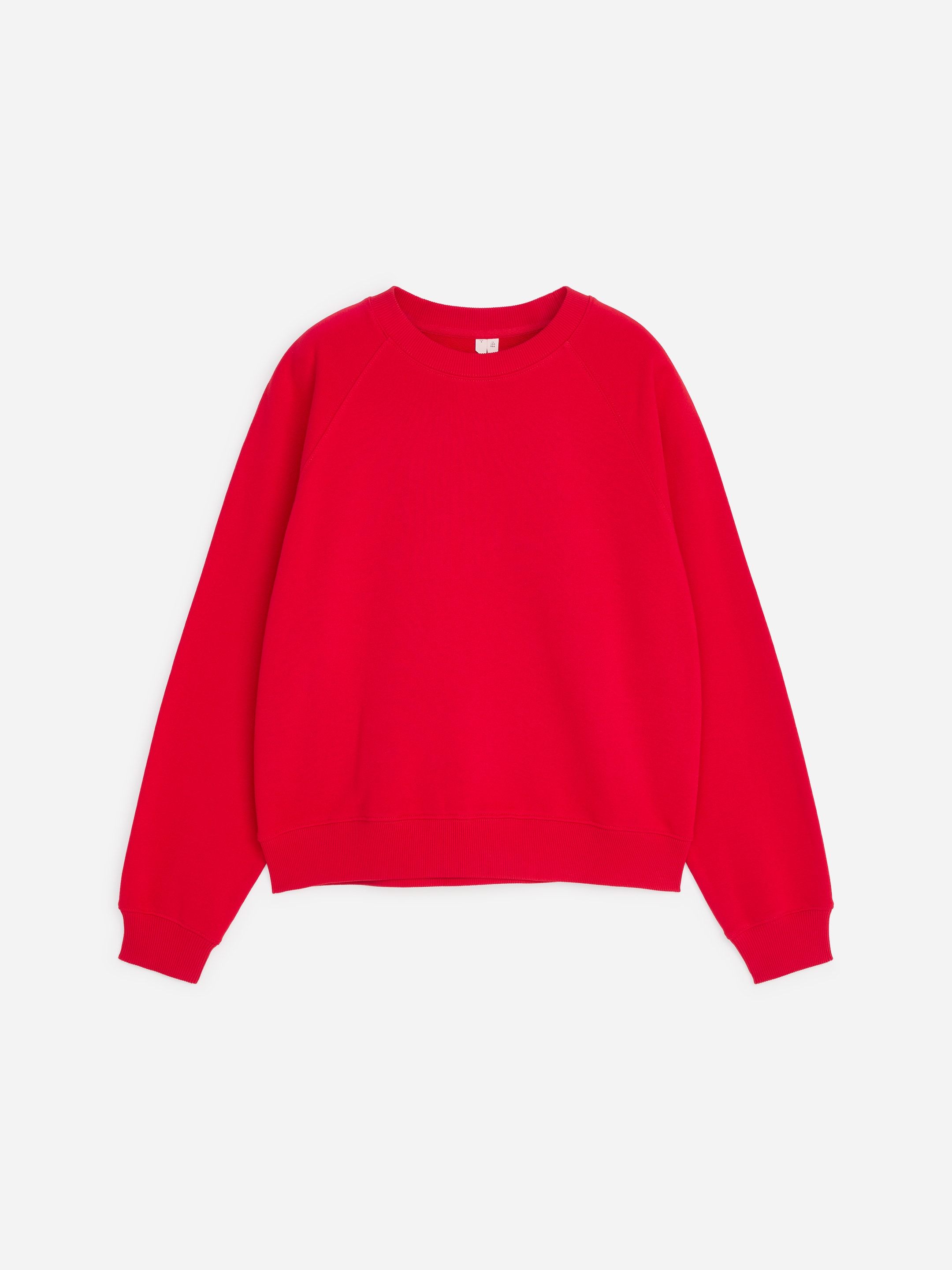 Terry Sweatshirt - Red - Regular fit - Women - StillMedia/DescriptiveStillLife - 6