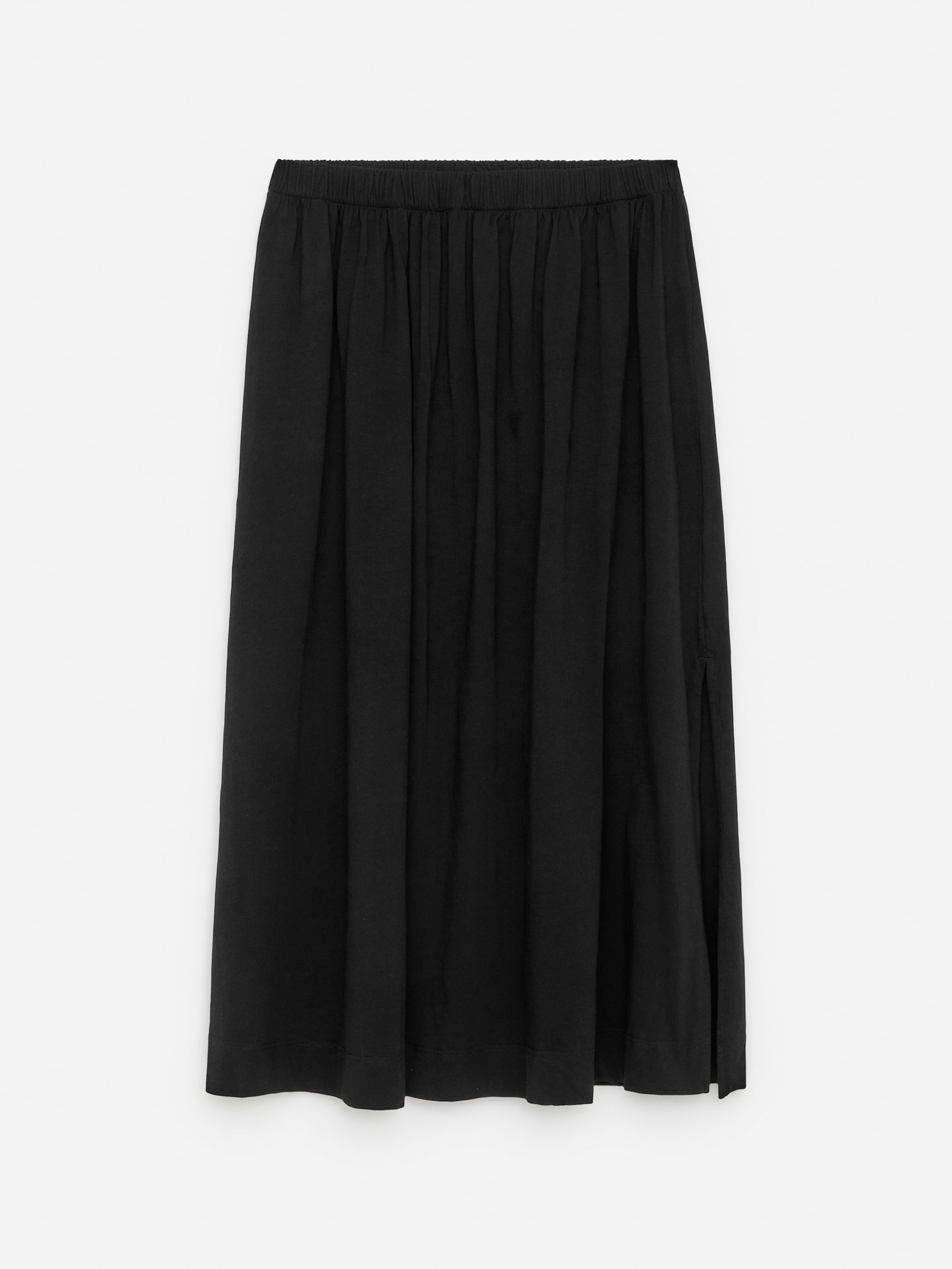 Cotton Skirt - Black - Regular fit - Women - StillMedia/DescriptiveStillLife - 1