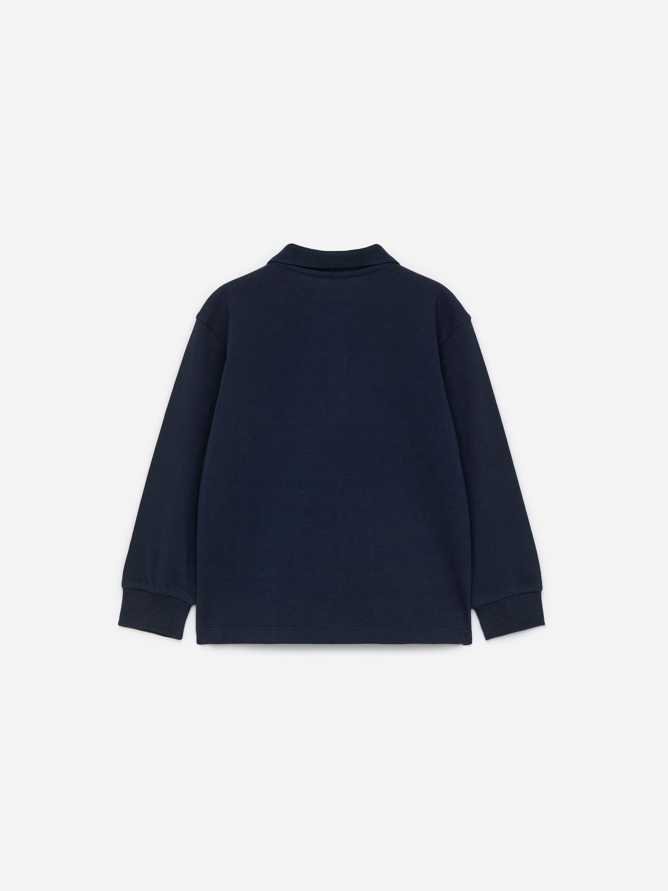 Cotton Polo Shirt - Dark Blue - Regular fit - Children - StillMedia/DescriptiveStillLife - 4