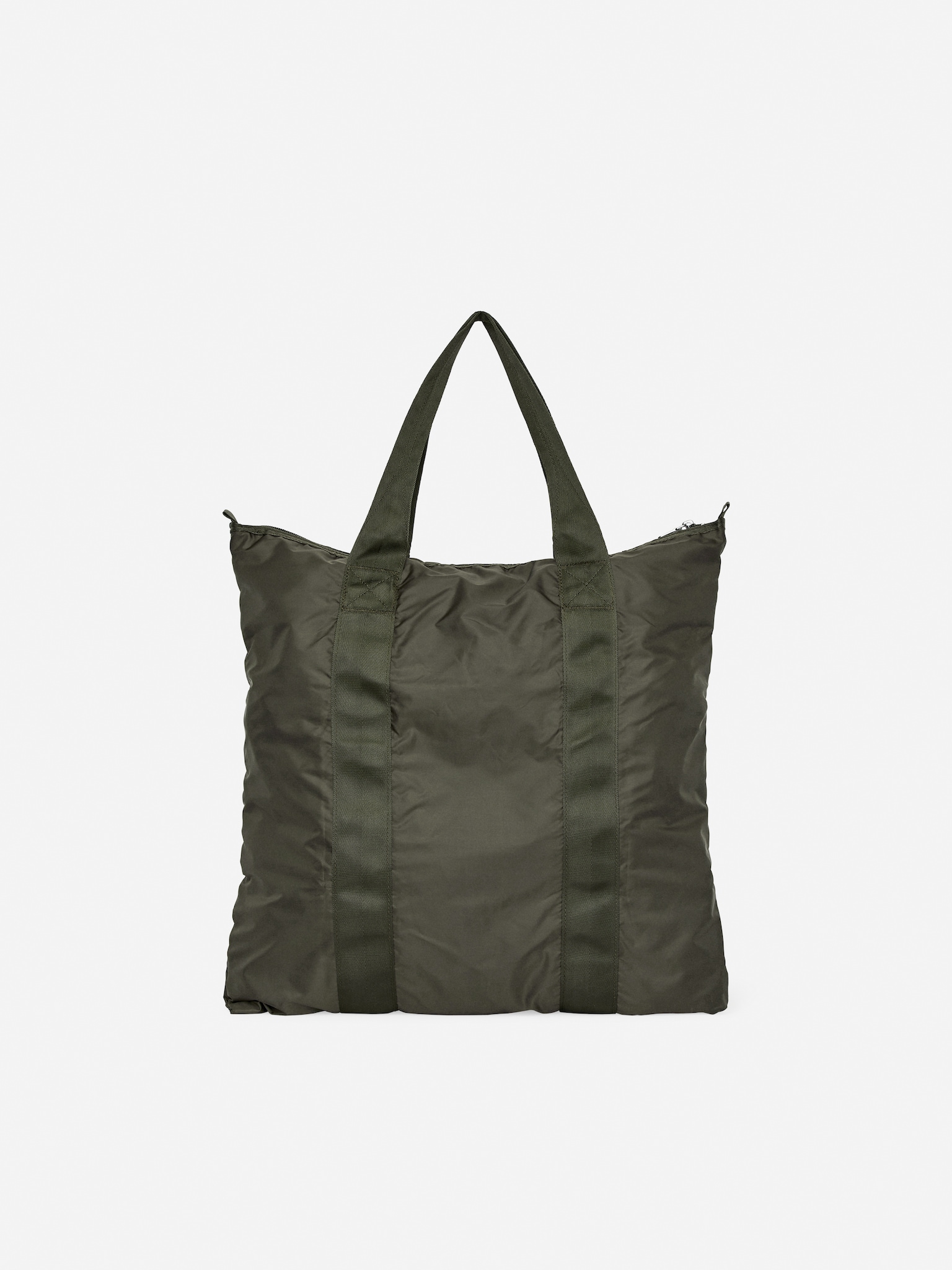 Packable Tote - Khakigrön/Svart - 4