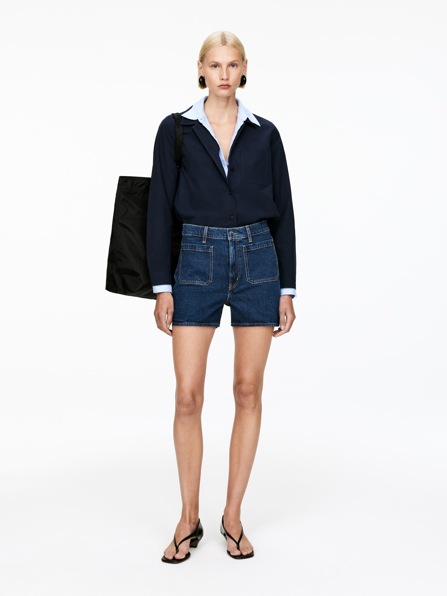 LUPINE Patch Pocket Shorts - Dark Blue