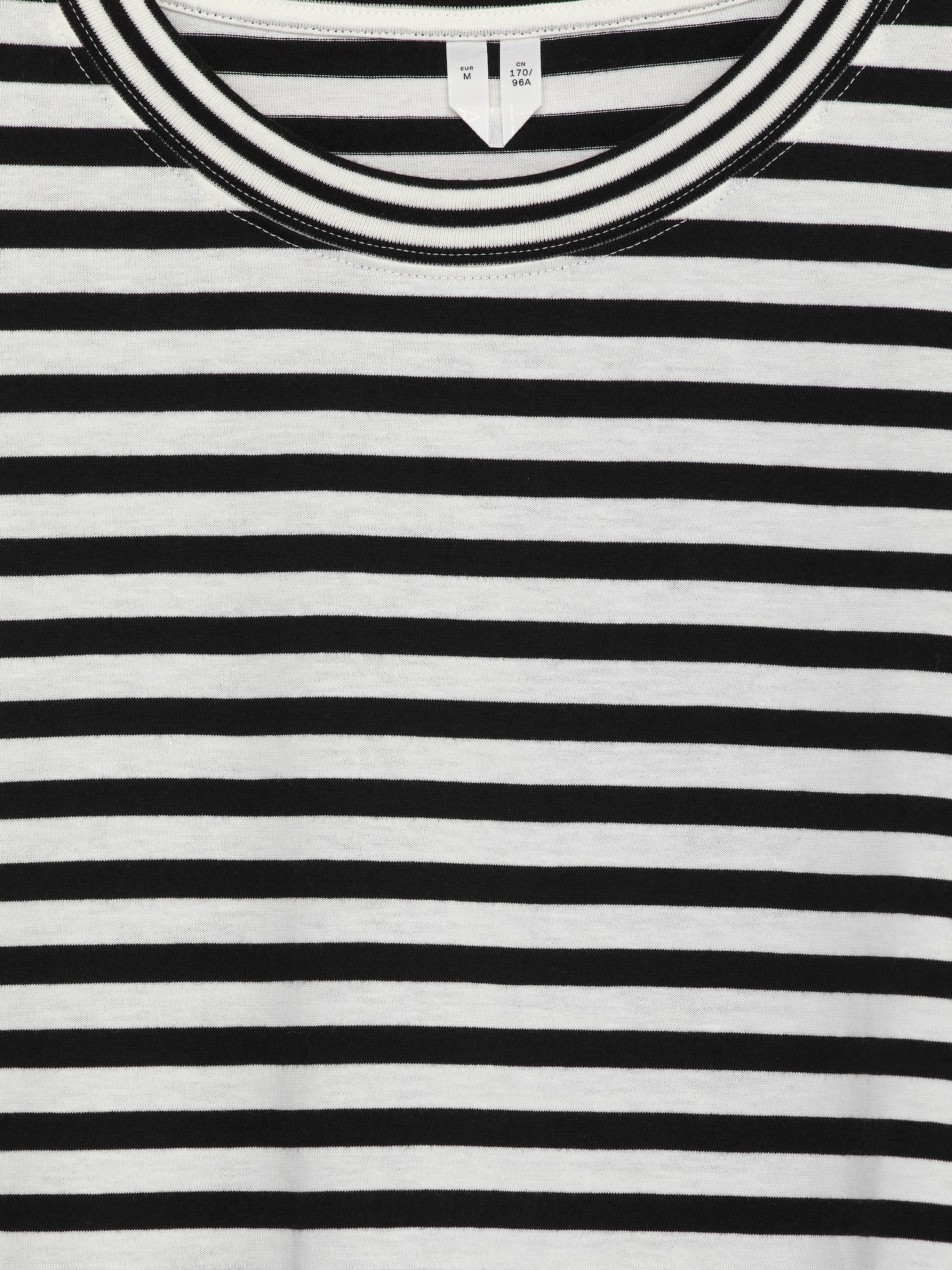 Long-Sleeved T-Shirt - White/Black/White - 3