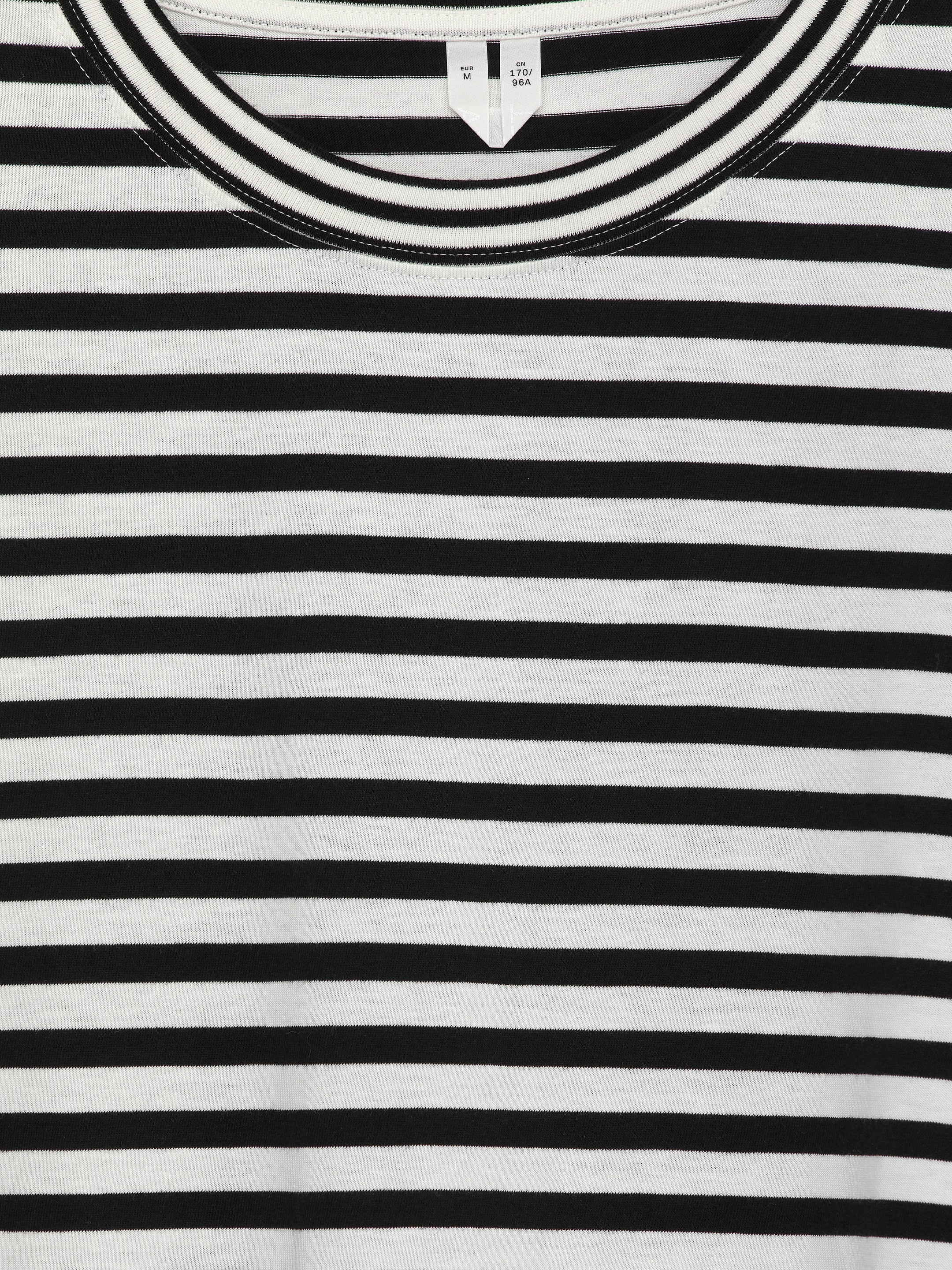 View larger image: Long-Sleeved T-Shirt - White/Black - Ladies | H&M GB 6