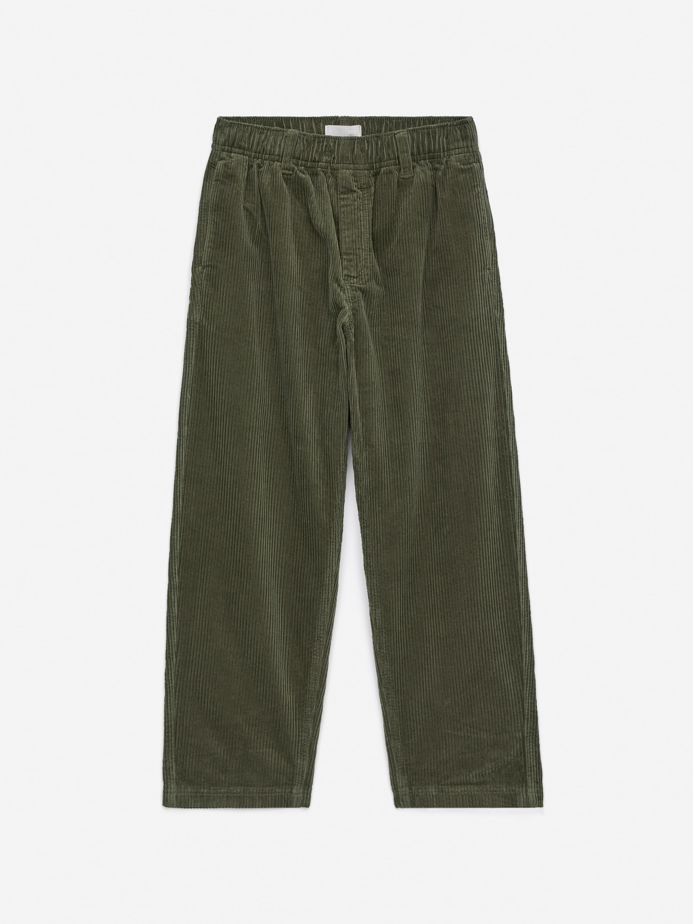 Corduroy Trousers - Khaki Green/Light Blue/Dark Blue