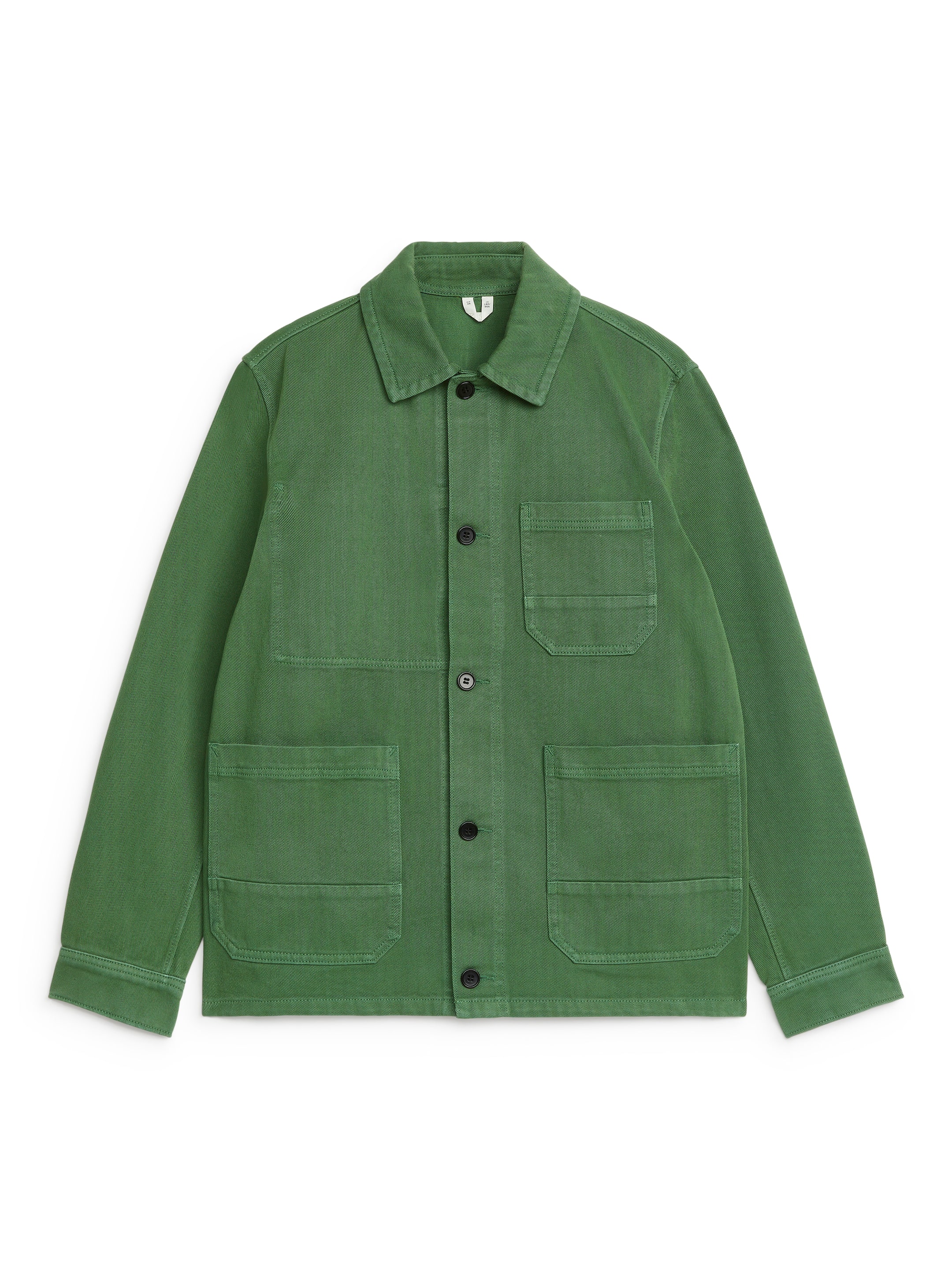 Overshirt i twill - Grön - Regular fit - Men - StillMedia/DescriptiveStillLife - 2