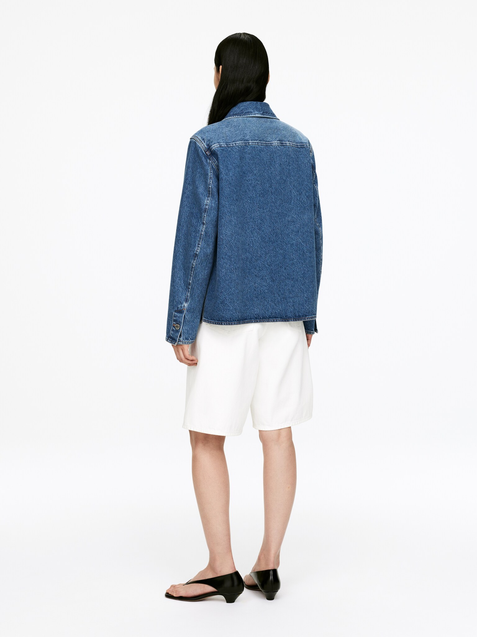 Denim Overshirt - Blau - 3