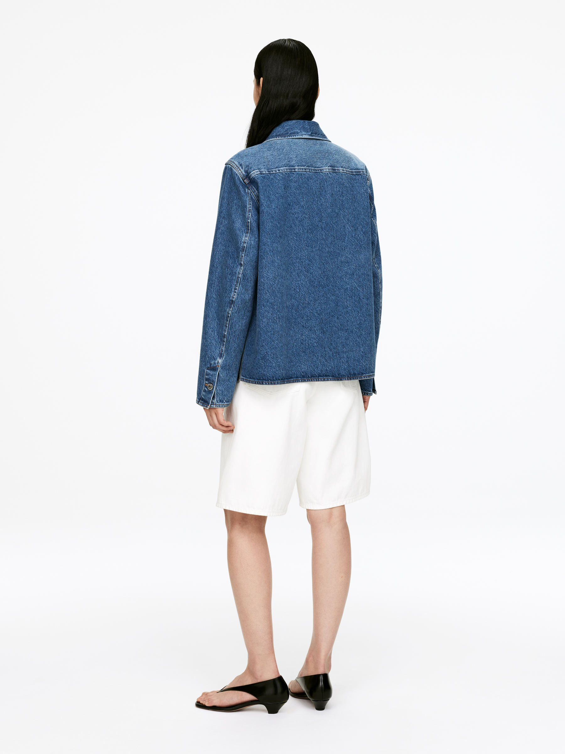 Denim Overshirt - Blue - Regular fit - Women - StillMedia/Lookbook - 5