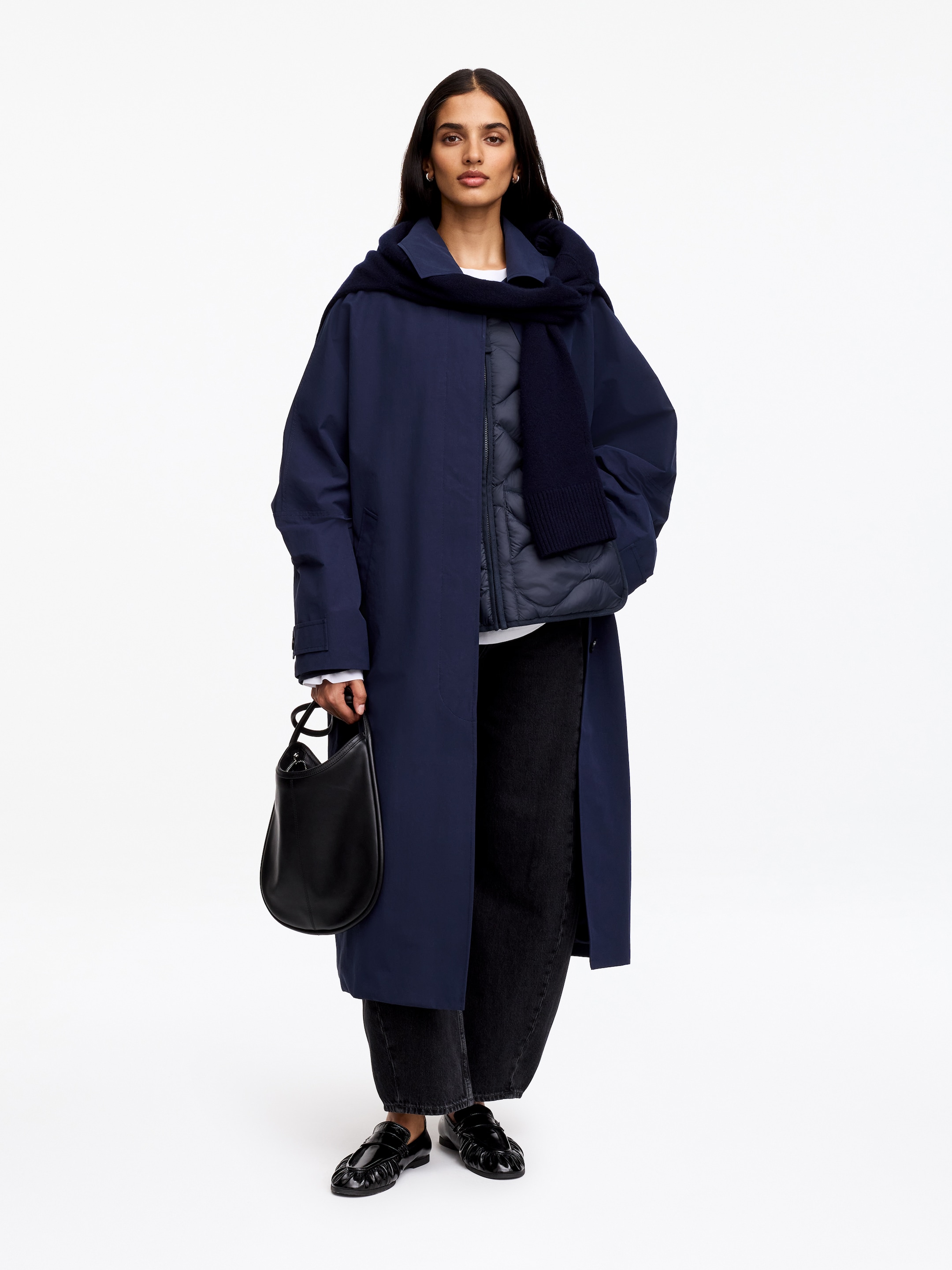 Re:Down Quilted Liner Jacket - Dark Blue - Regular fit - women - StillMedia/Lookbook - 5