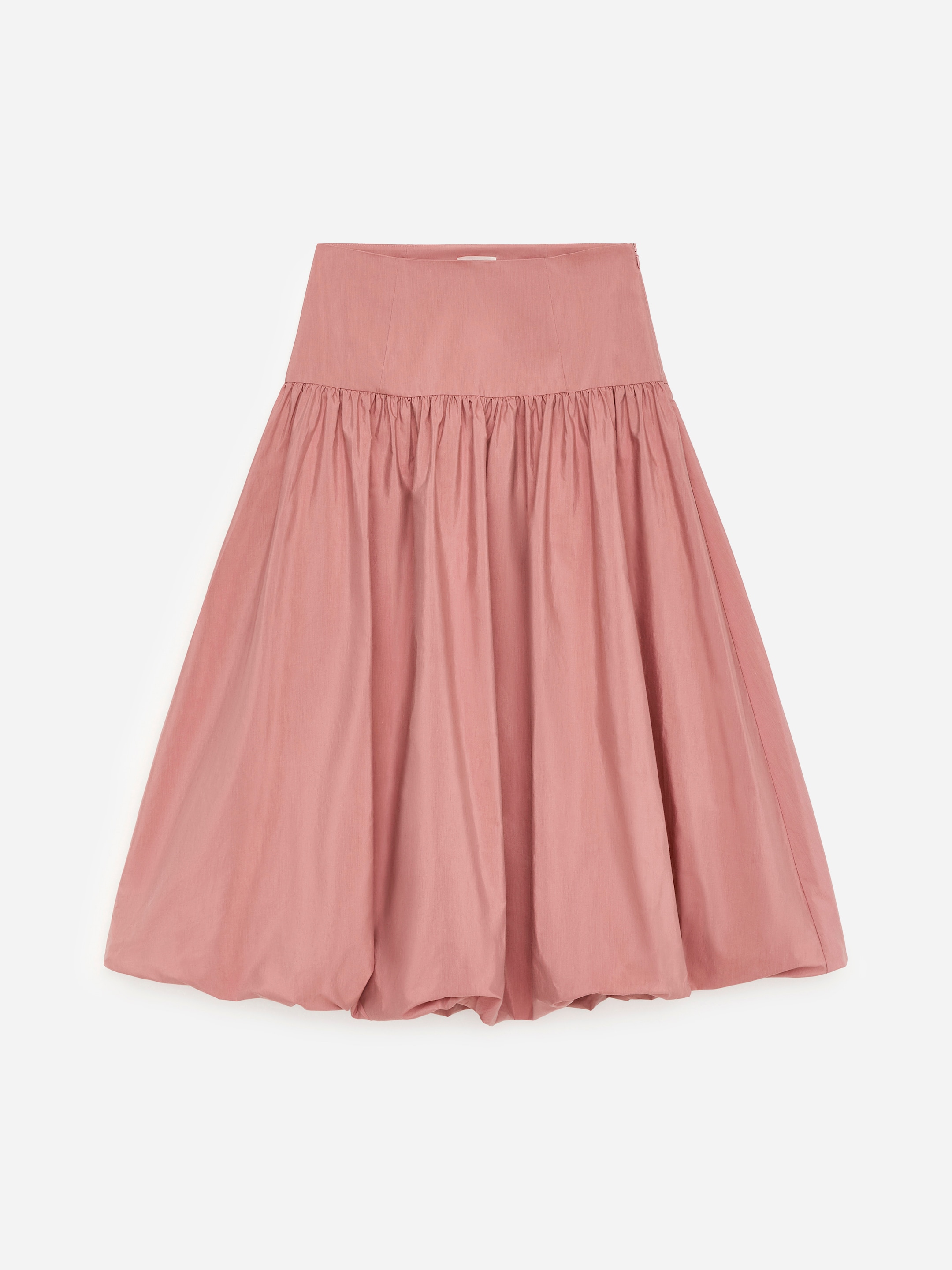 Taffeta Bubble Skirt-#c89091-17148