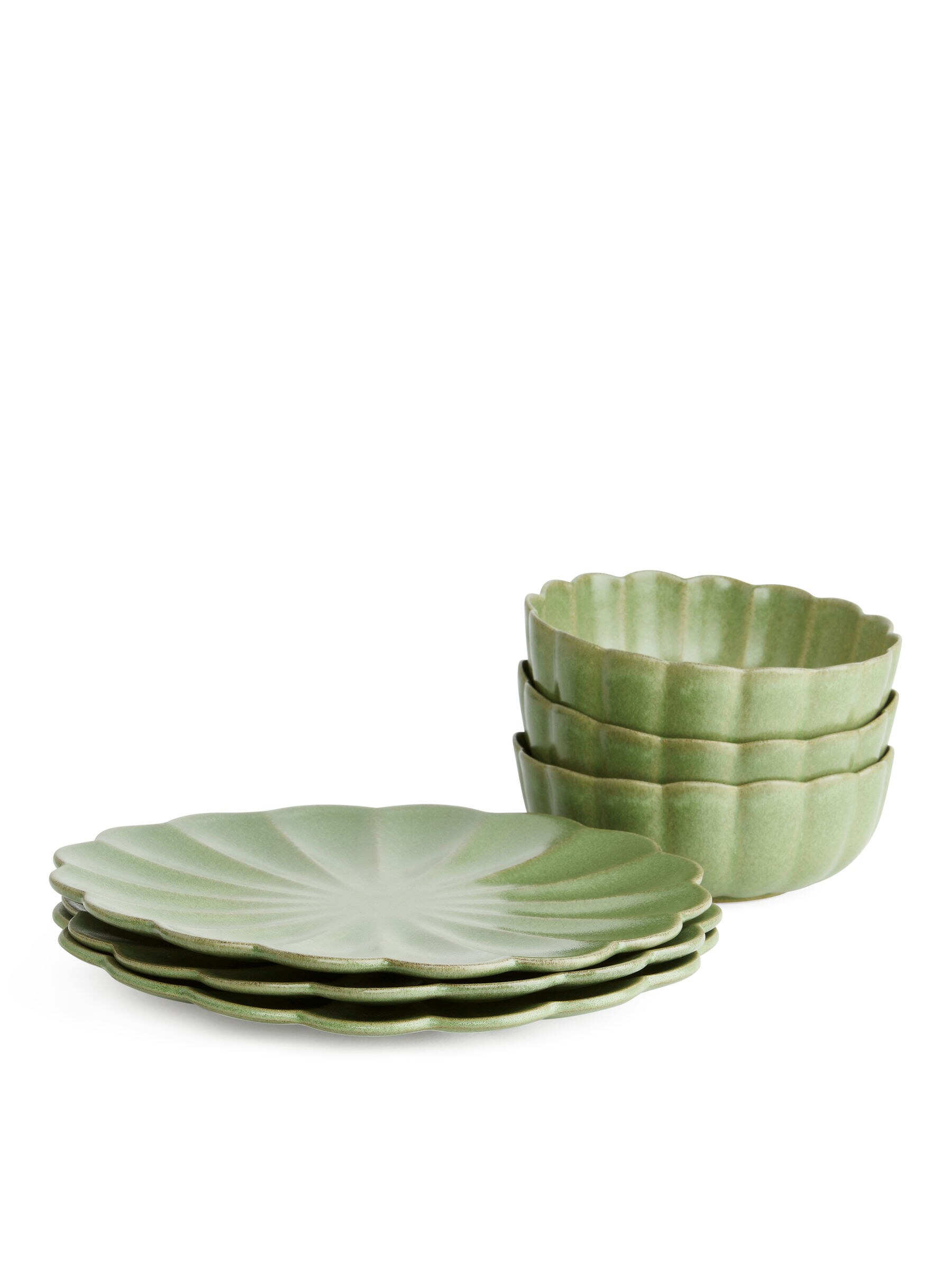 Platte aus Terrakotta, 24 cm - Grün - Haushaltswaren - StillMedia/DescriptiveDetail - 4