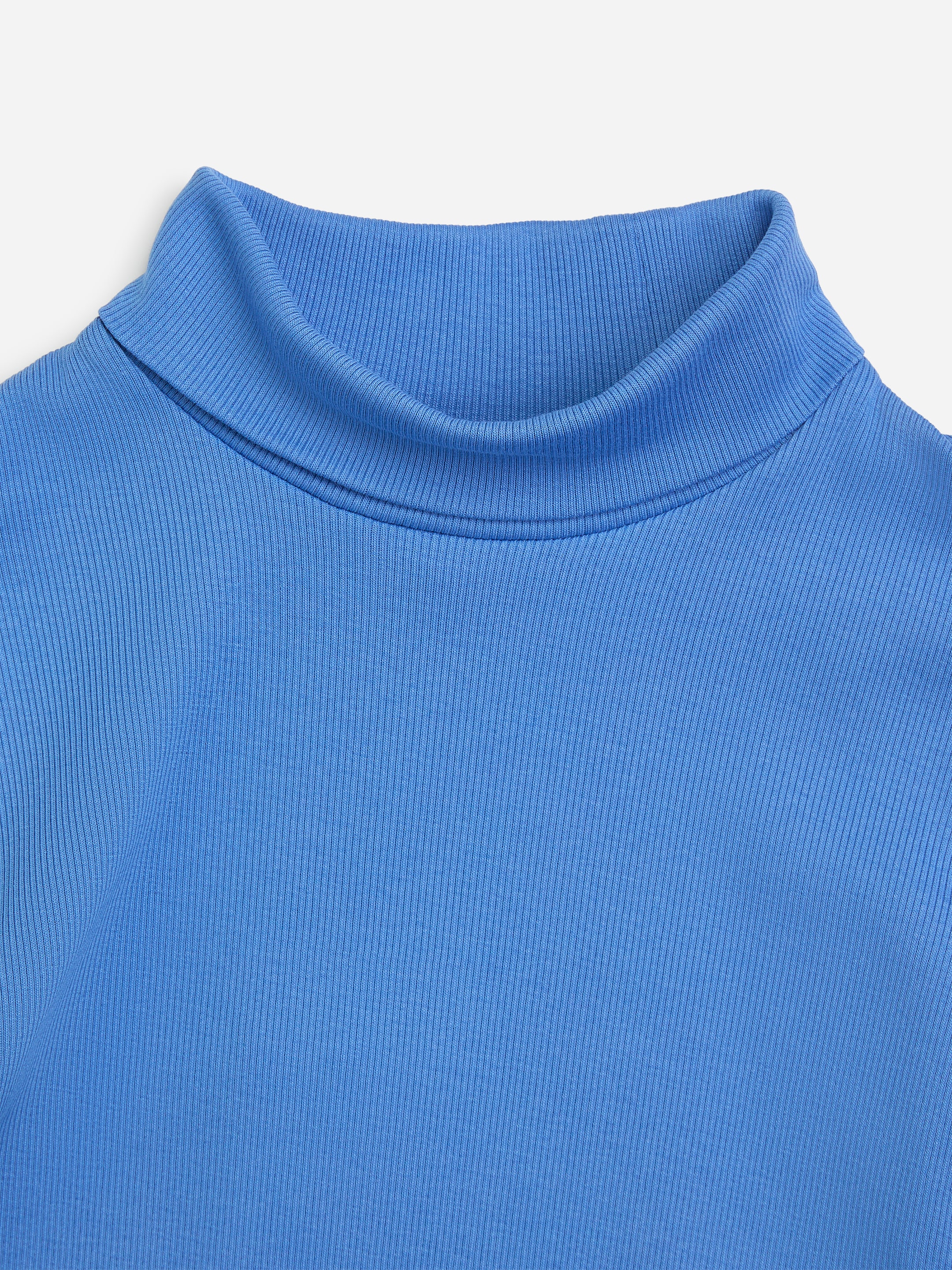 Ribbed Roll-Neck Top - Blue - Regular fit - children - StillMedia/DescriptiveDetail - 2