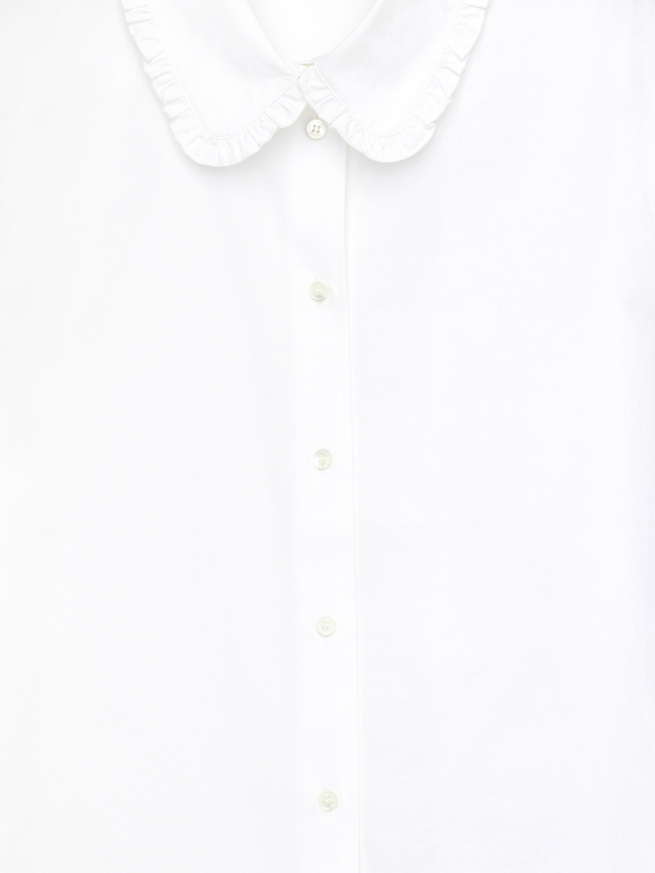 Vis større bilde: Bluse med volanger - Hvit - DAME | H&M NO 6