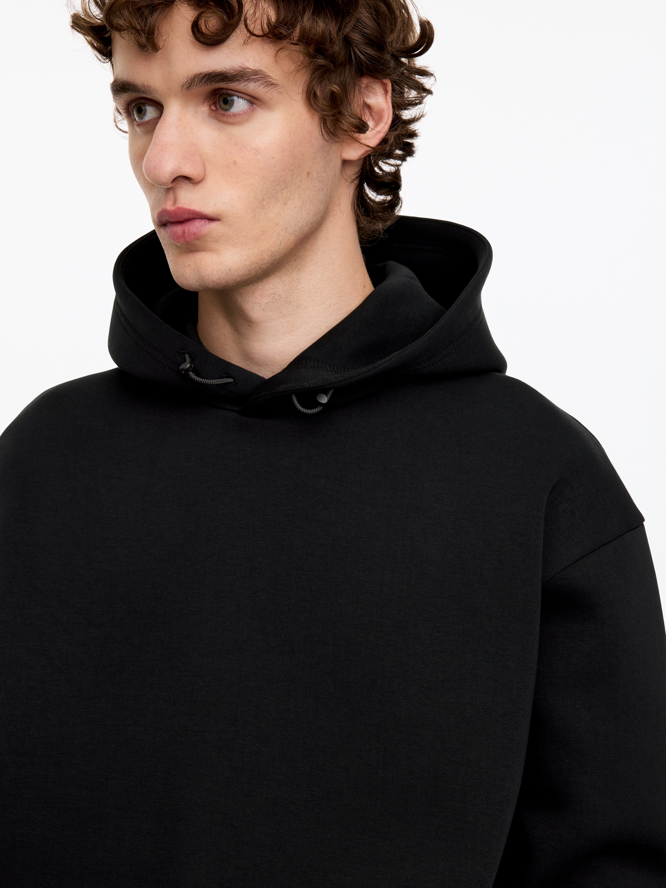 Felpa con cappuccio ARKET ACTIVE - Nero - Loose fit - men - StillMedia/Lookbook - 5