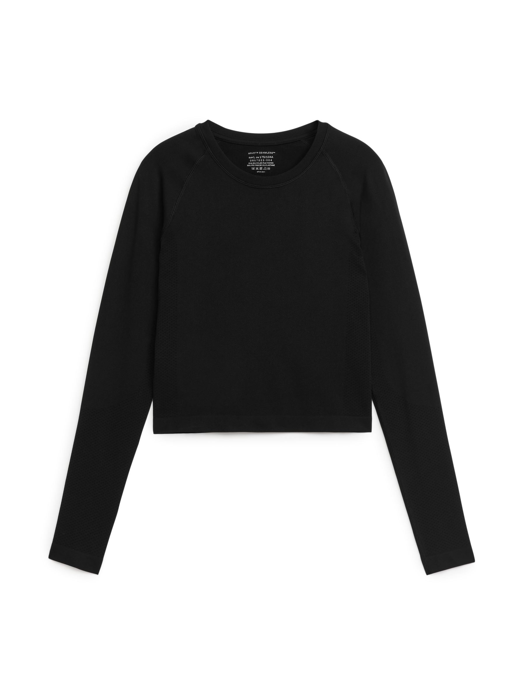 Top sportivo a maniche lunghe senza cuciture - Nero - Slim fit - Women - StillMedia/DescriptiveStillLife - 2