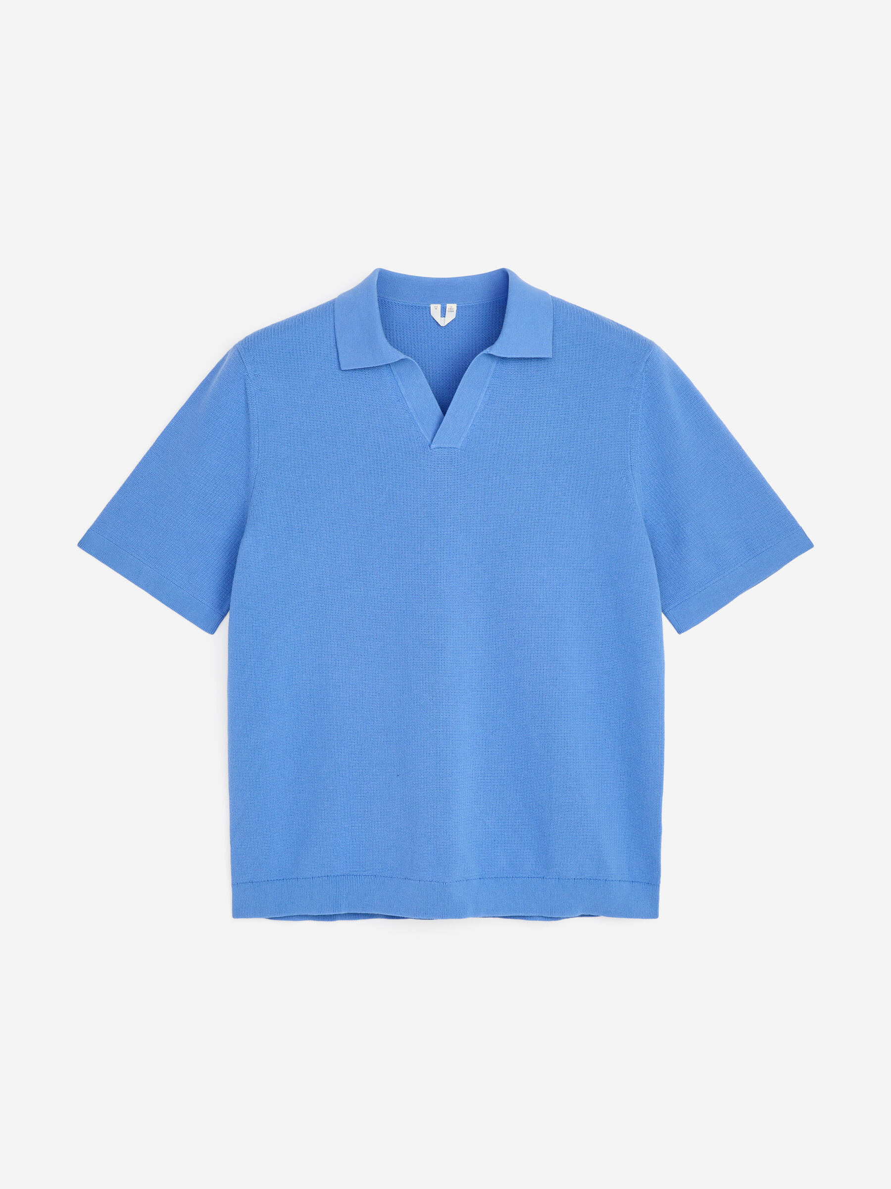 Strukturiertes Polohemd - Blau - Regular Fit - Men - StillMedia/DescriptiveStillLife - 1