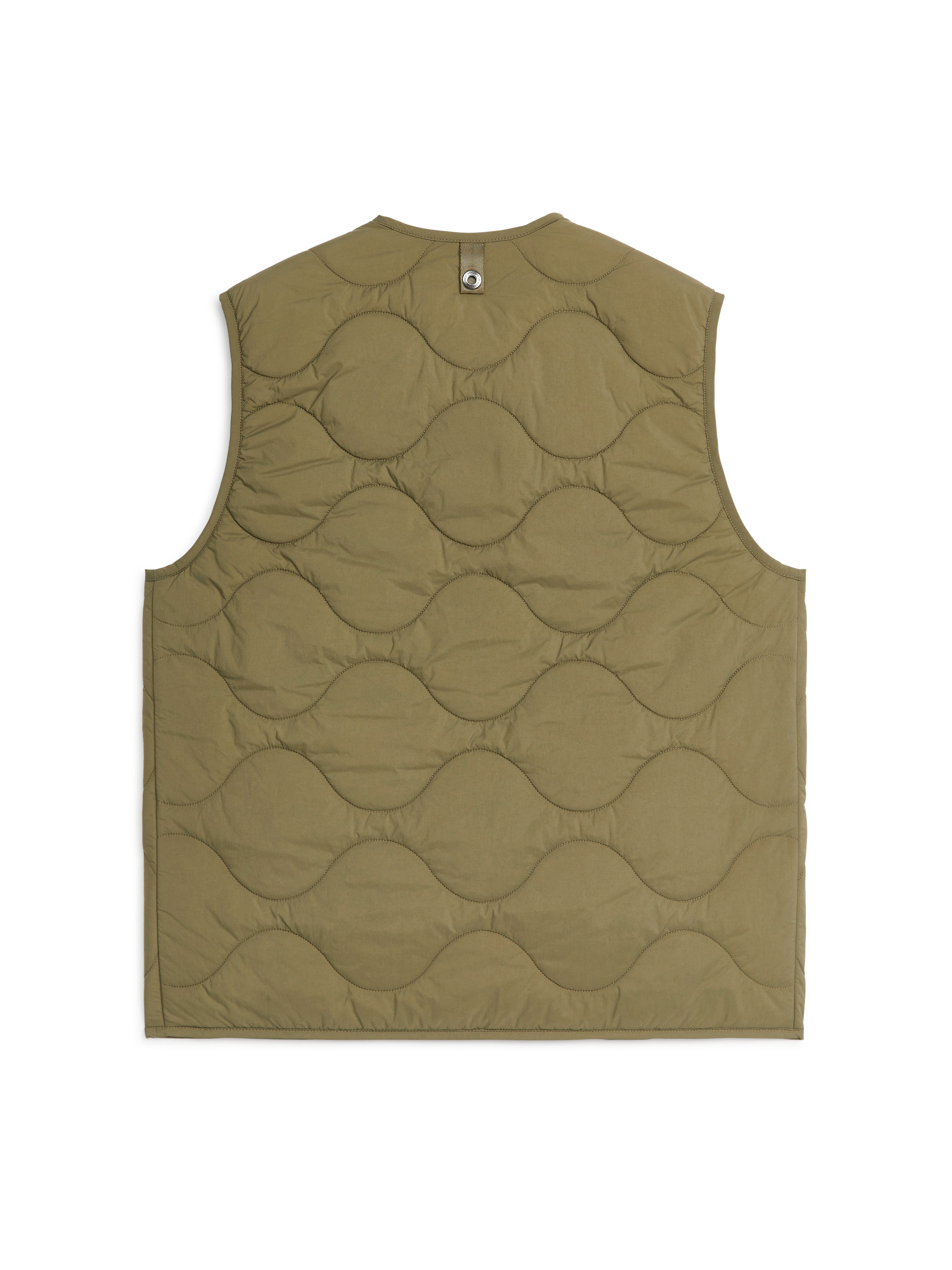 Quilted Liner Vest – Khaki Green – ARKET NO
