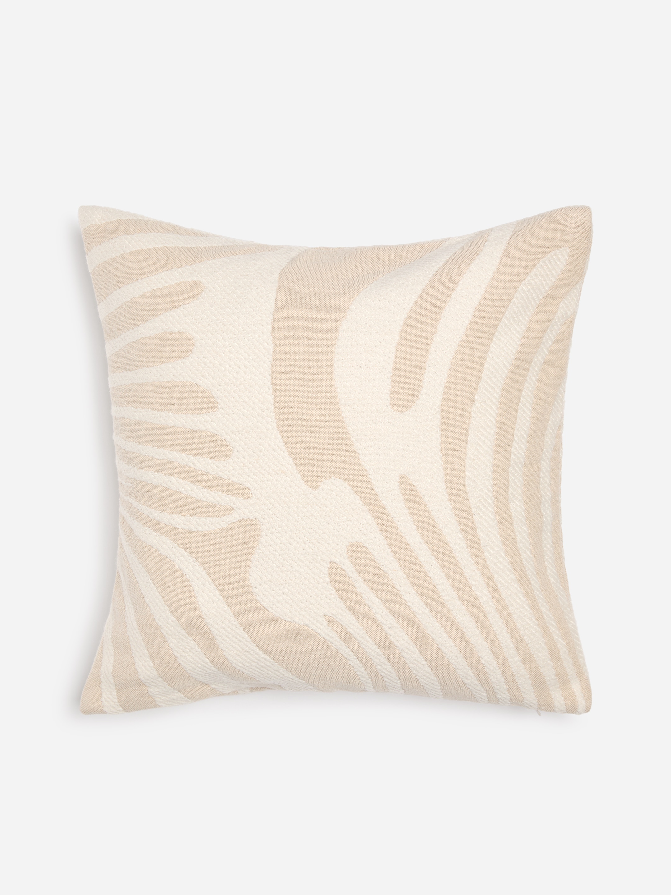 Cotton Wool Cushion Cover 50 x 50 cm-#EAE3D2-19207
