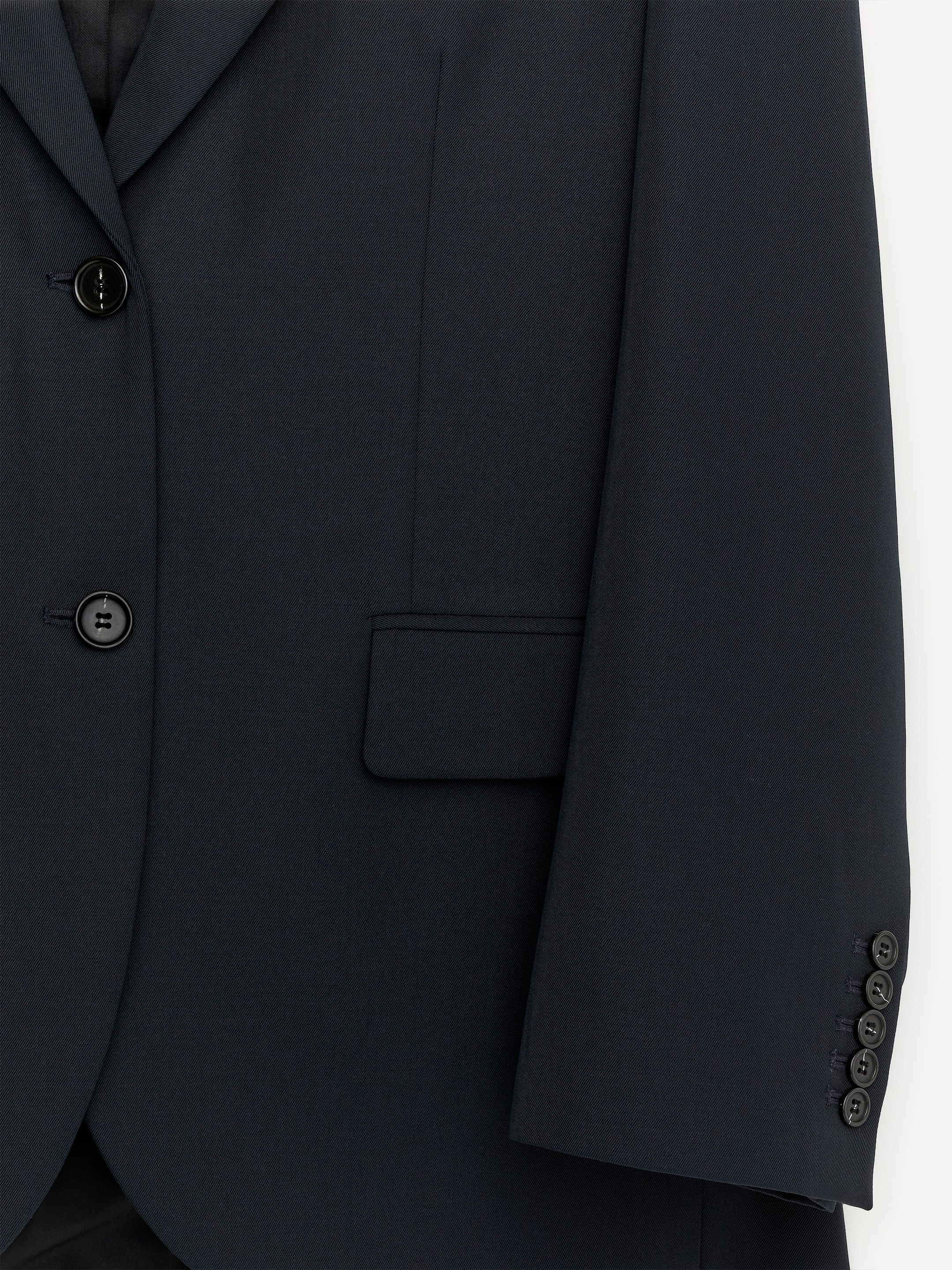 Wool-Blend Blazer - Dark Blue - Relaxed fit - Women - StillMedia/DescriptiveDetail - 1