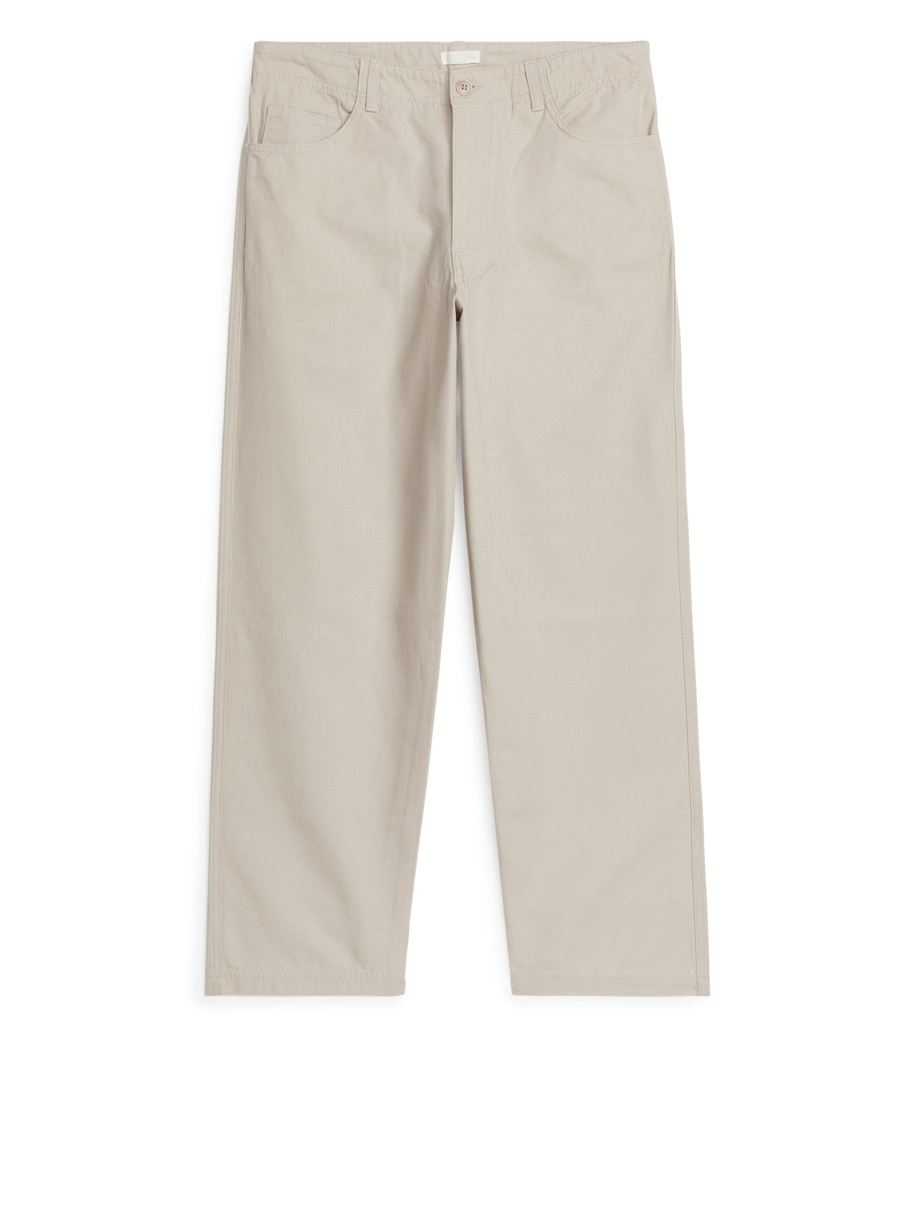 Gerade geschnittene Chino aus Baumwolle - Hellgrau - Regular Fit - Herren - StillMedia/DescriptiveStillLife - 2