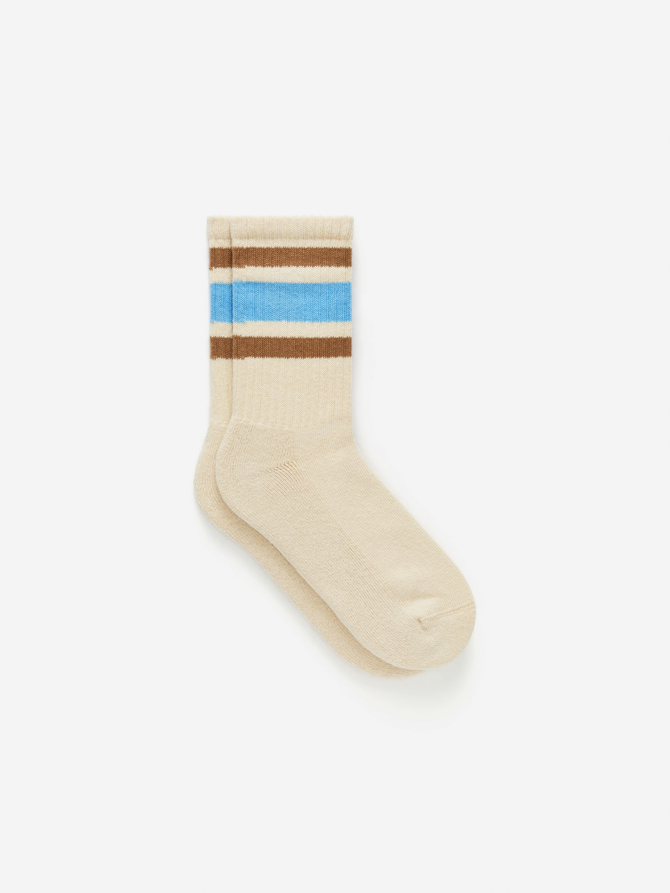 Sporty Cotton Socks-#876F58-16619