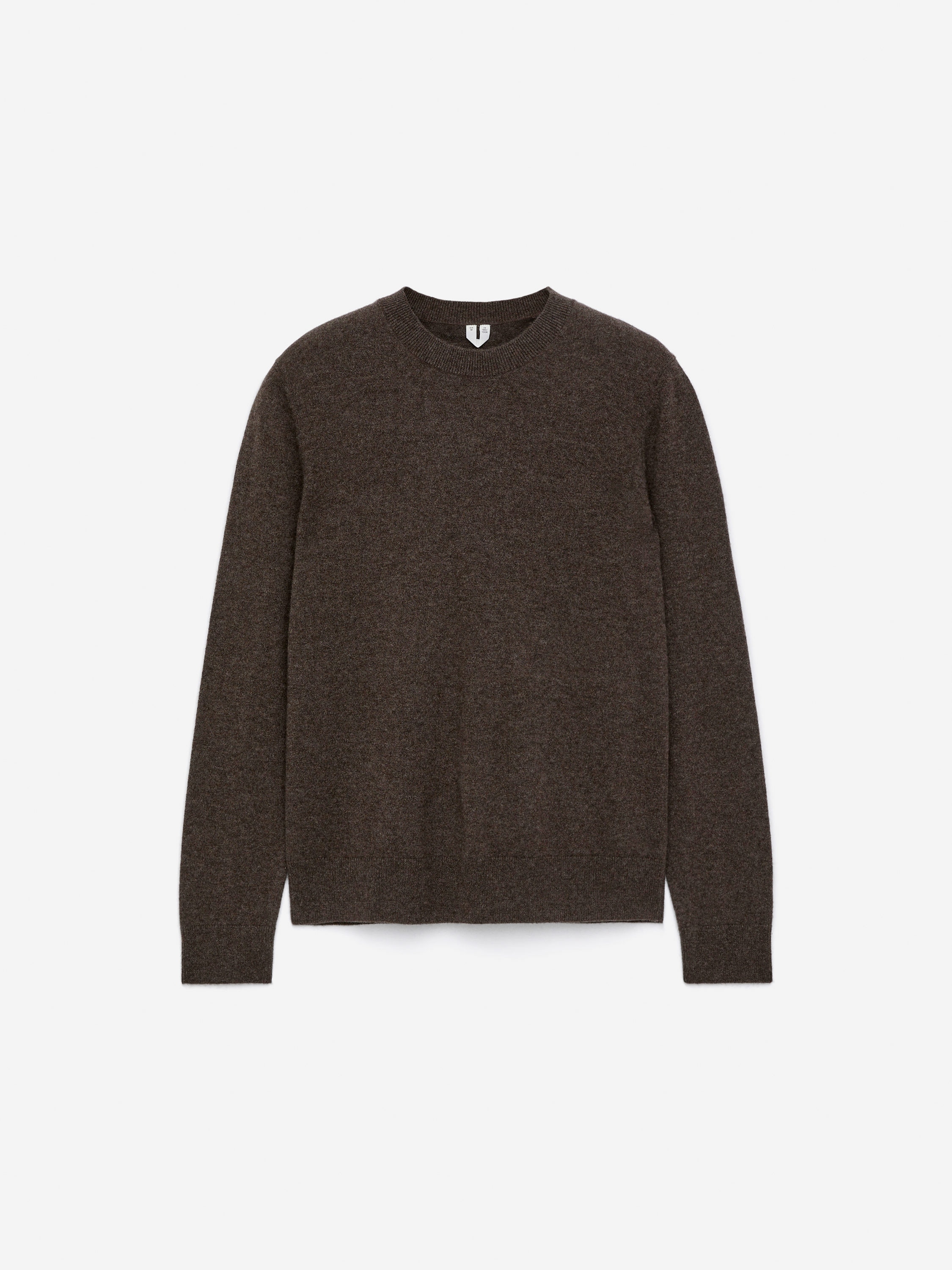 Pure Cashmere Crew Neck Jumper - Brown - Regular fit - Men - StillMedia/DescriptiveStillLife - 2