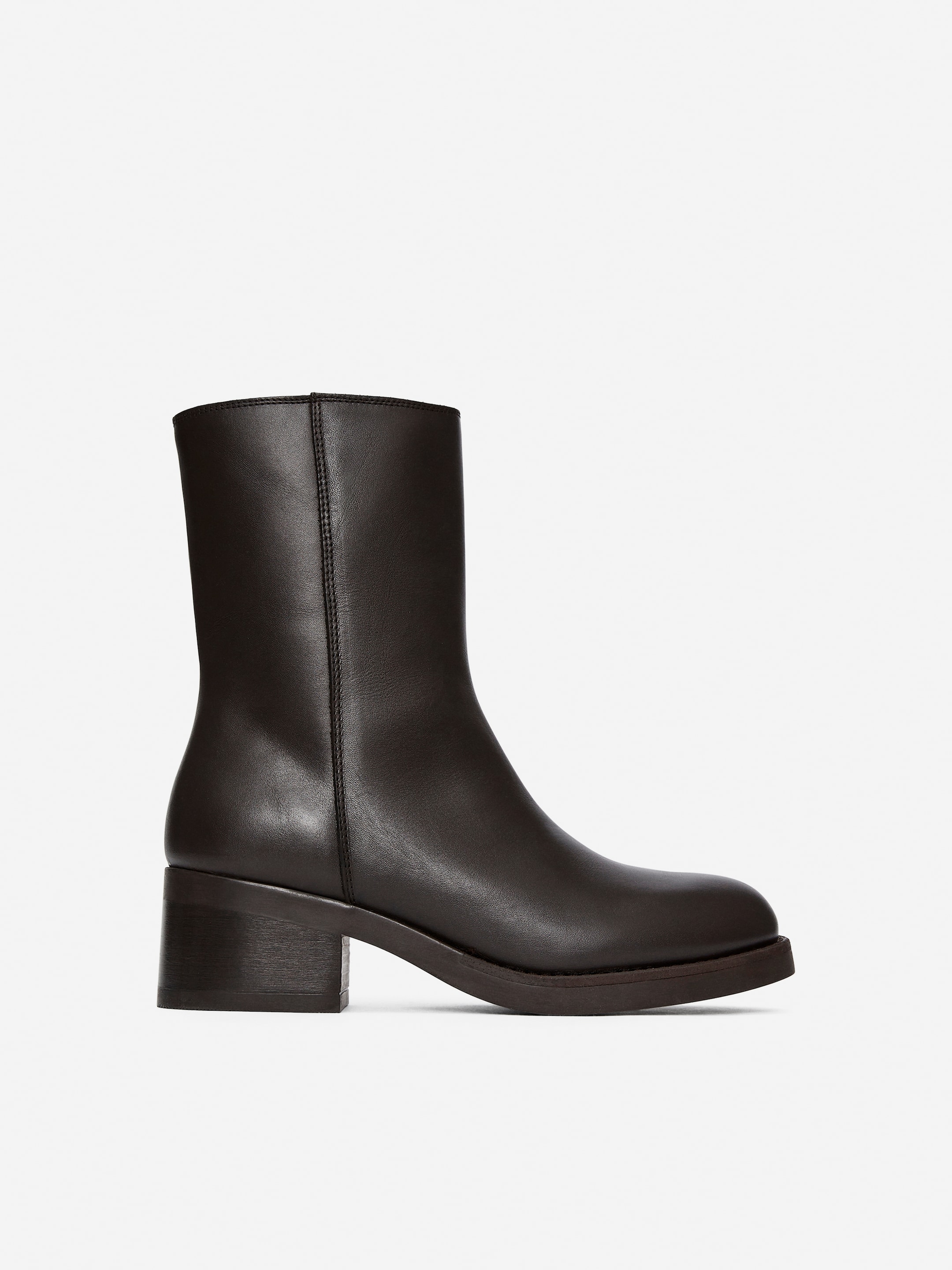Chunky ankelboots-#3F3838-16788
