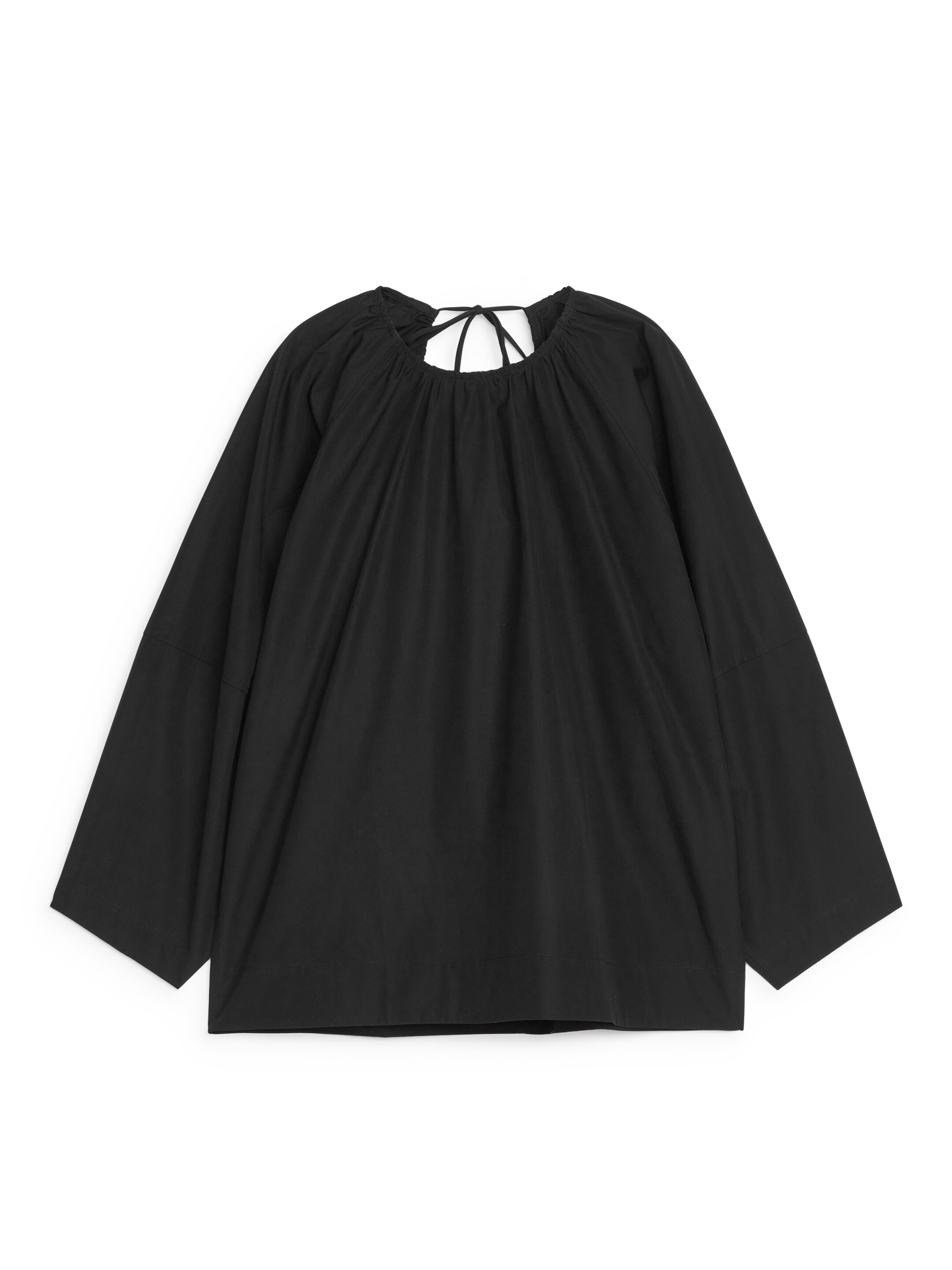 Visa större bild: Blus med öppen rygg - Svart - DAM | H&M SE 1