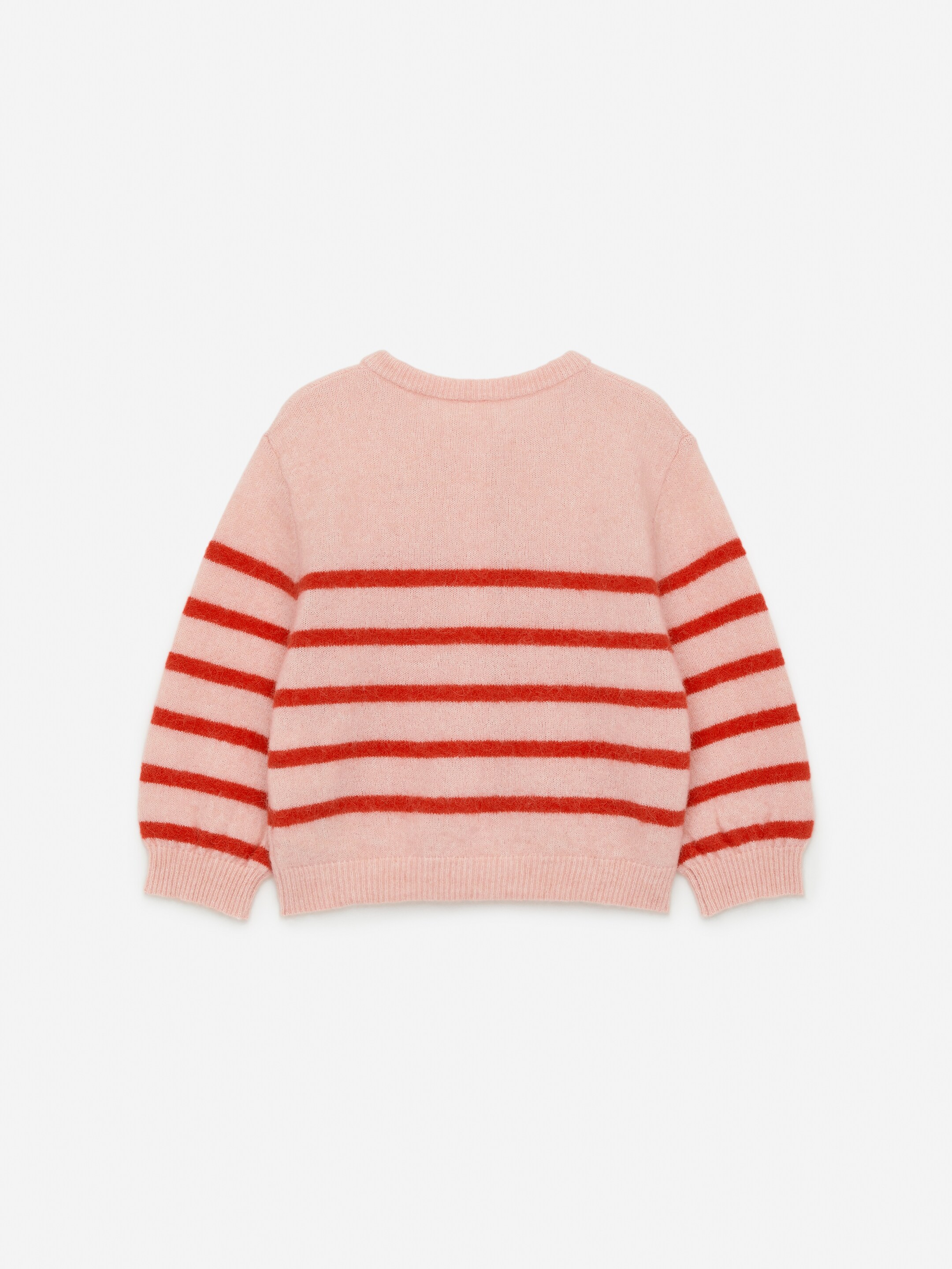 Strickjacke aus Wolle und Alpakawolle - Rosa/Rot - Regular Fit - Kinder - StillMedia/DescriptiveStillLife - 2