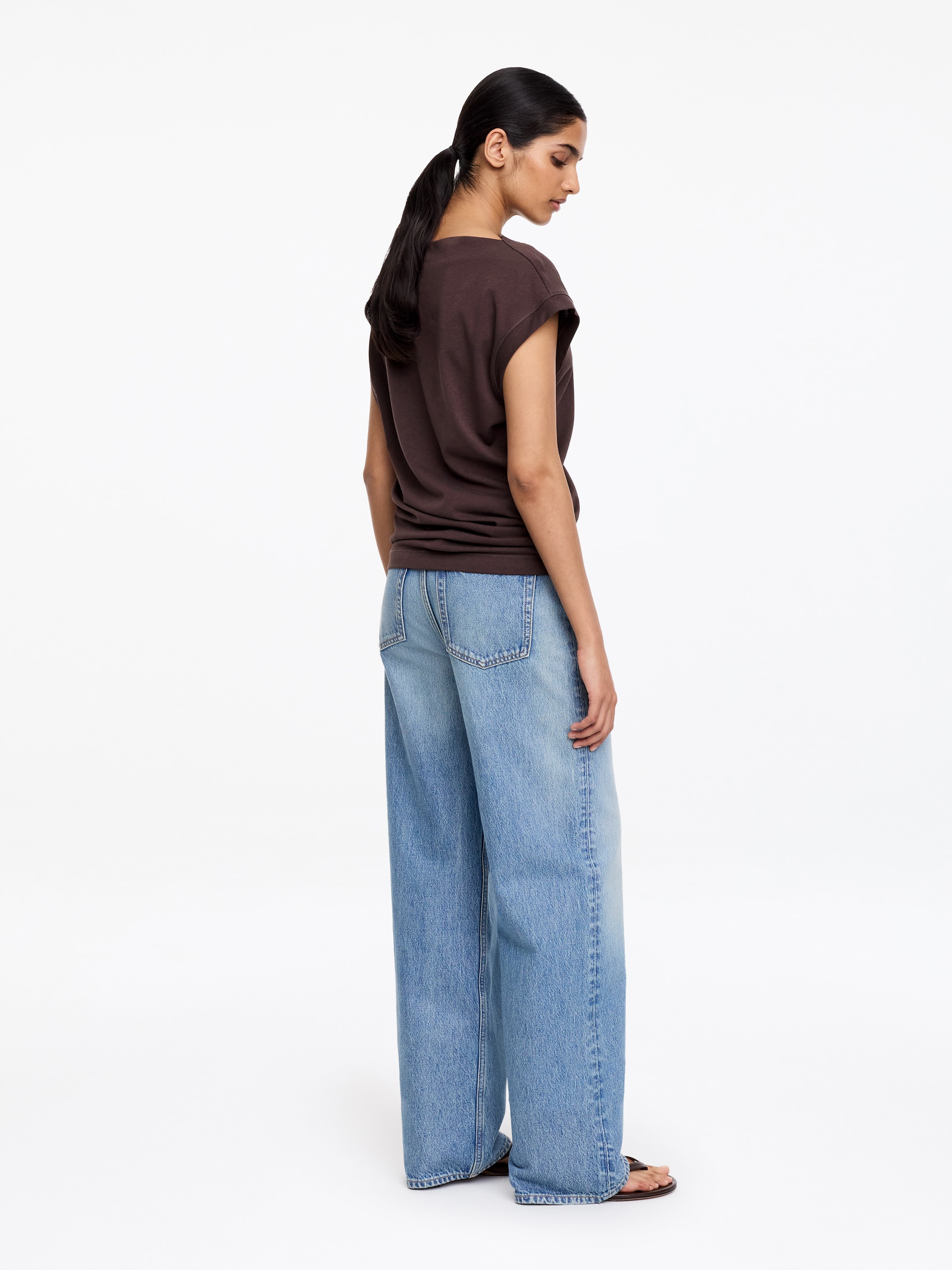 Top retorcido - Marrón - Corte estándar - Women - StillMedia/Lookbook - 5