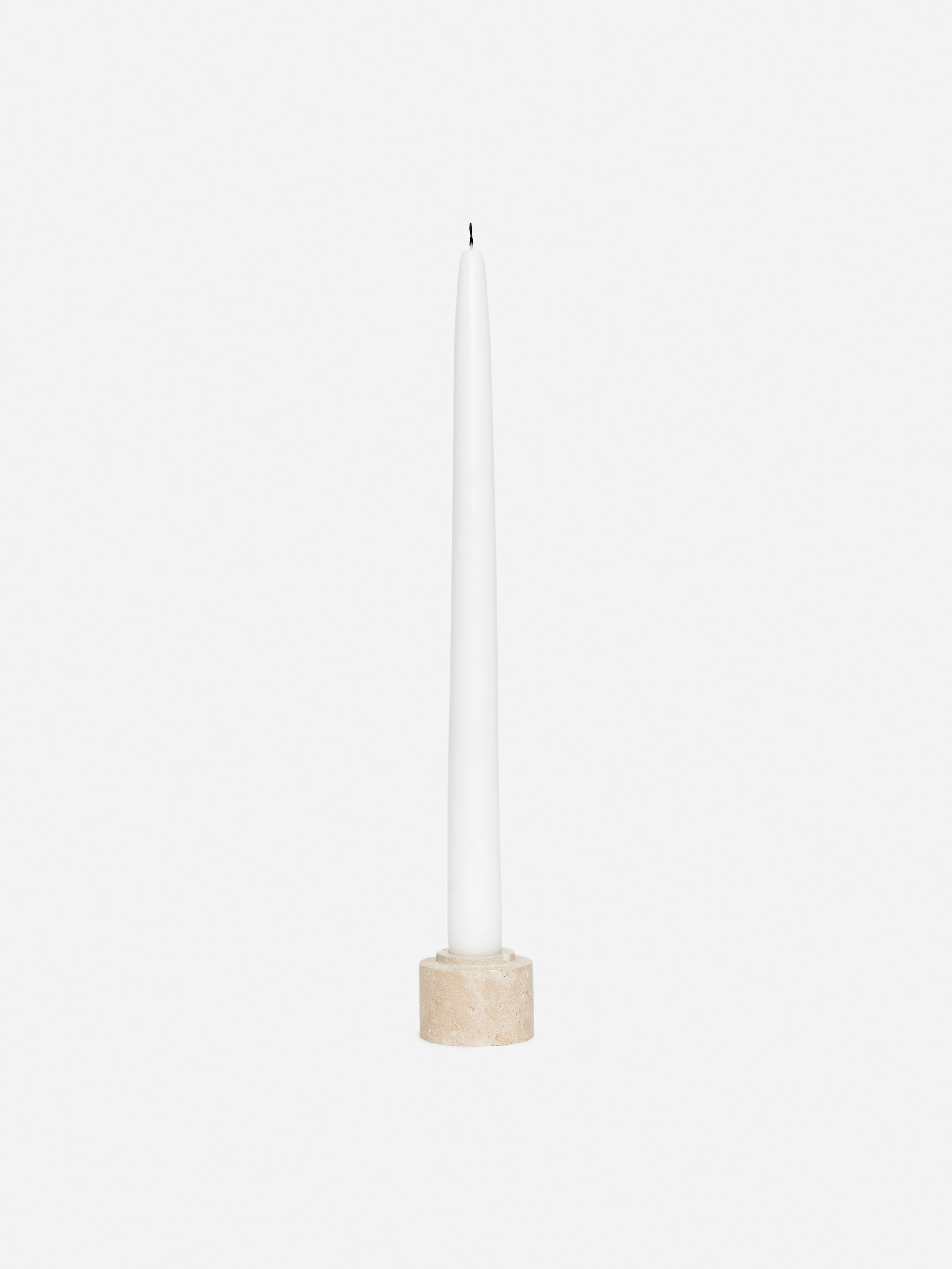 Schmal zulaufende Kerzen, 2er-Set - Weiß - homeware - StillMedia/DescriptiveDetail - 1