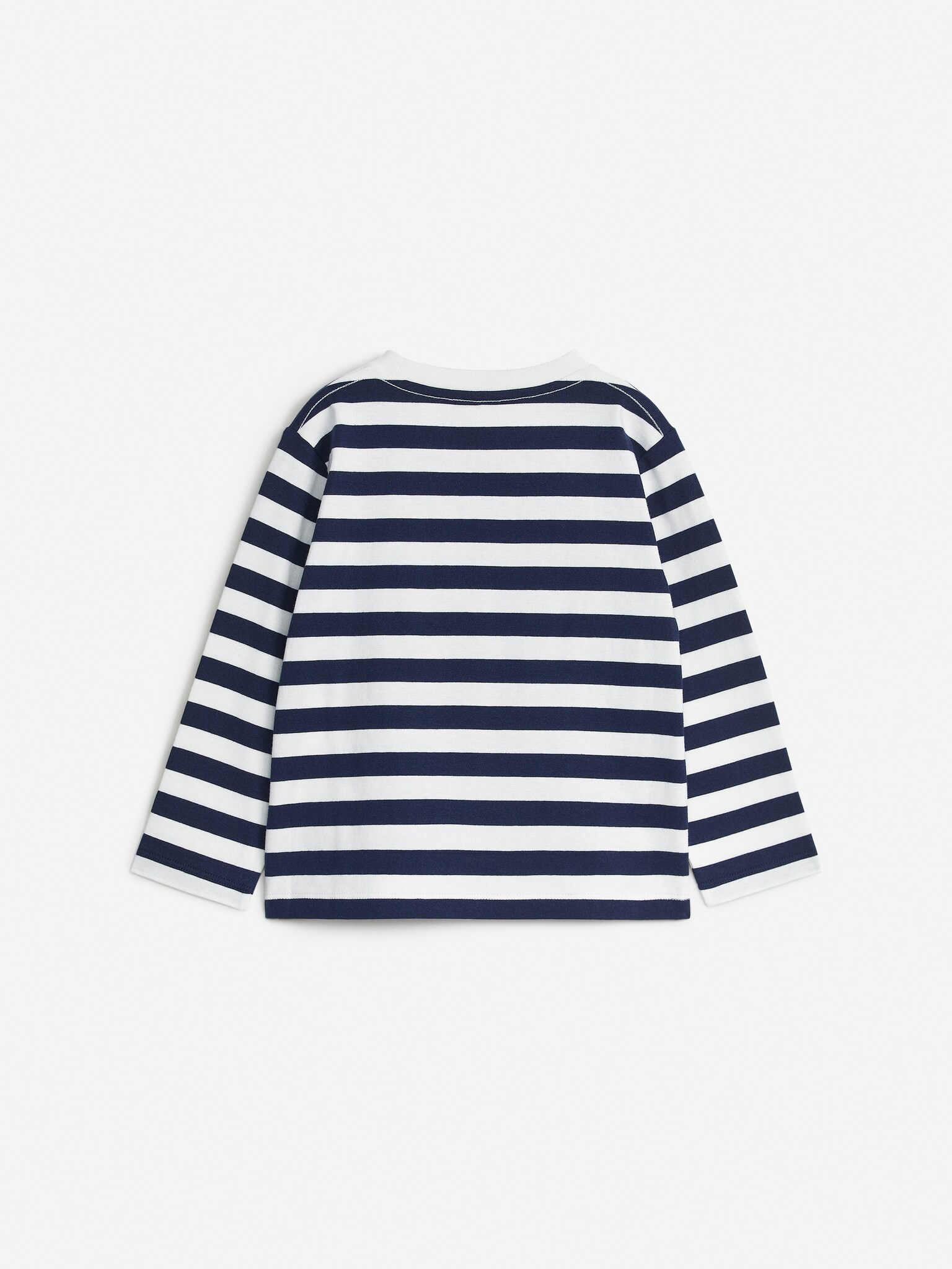 Long-Sleeved T-Shirt - Dark Blue - 2