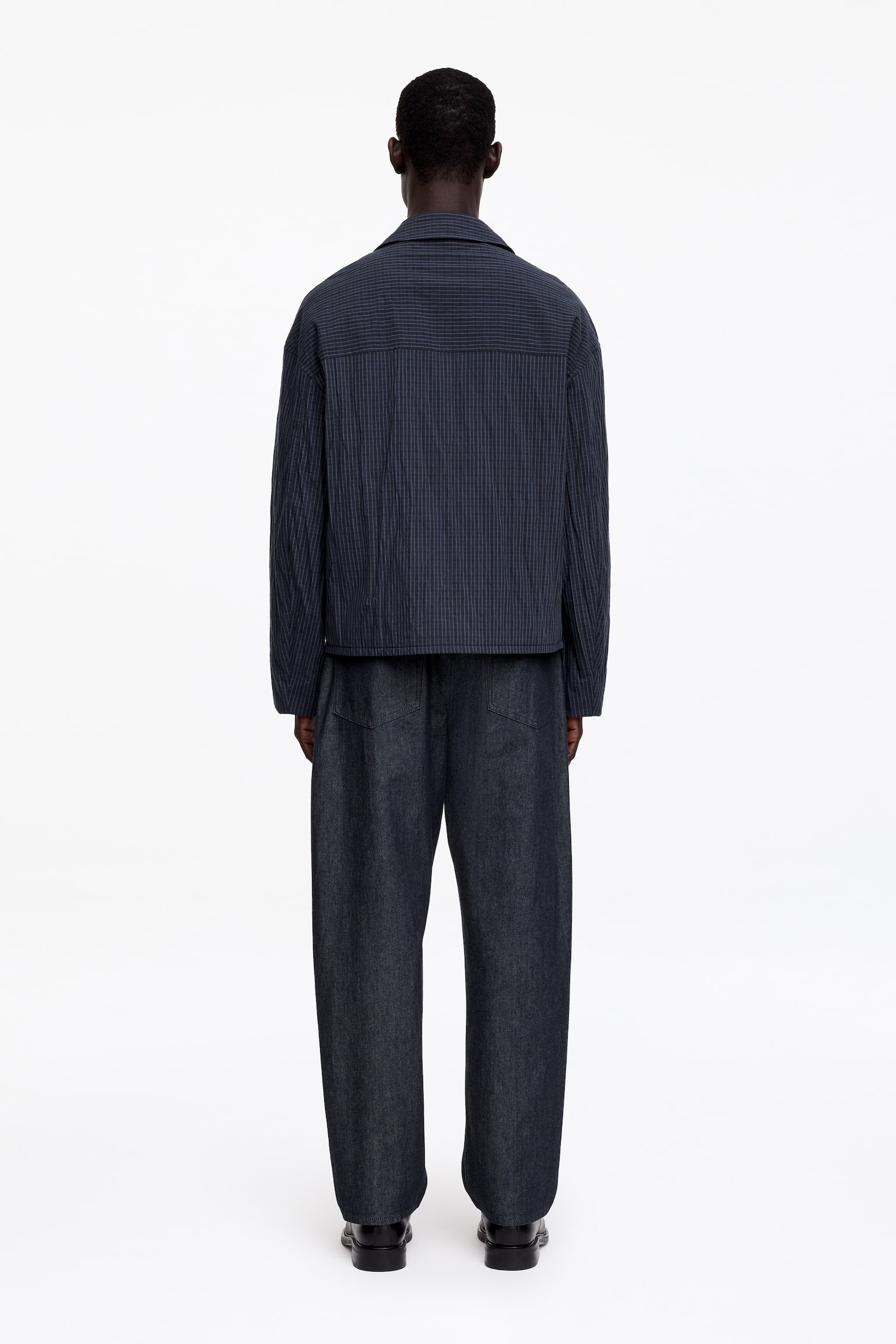 CREEK barrel jeans met ruimvallende pasvorm - Blauw/Ecru - 6