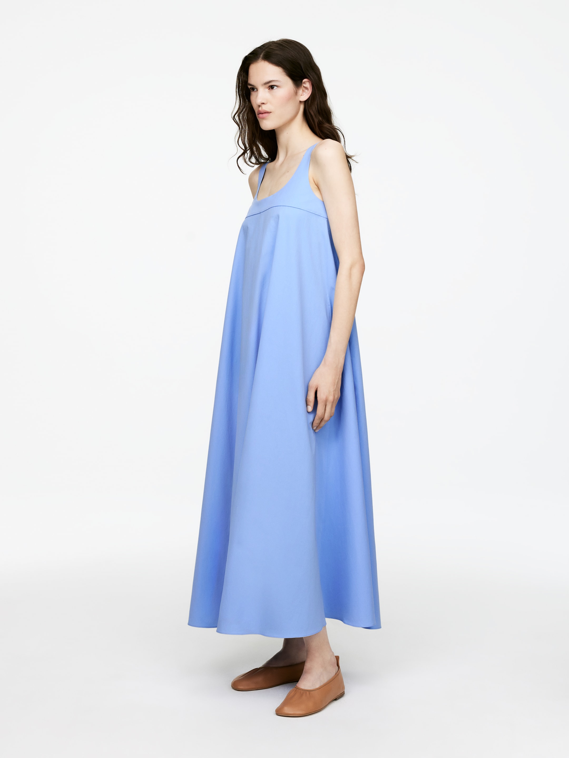 Se større billede: Maxikjole i bomuld - Lyseblå - DAME | H&M DK 3