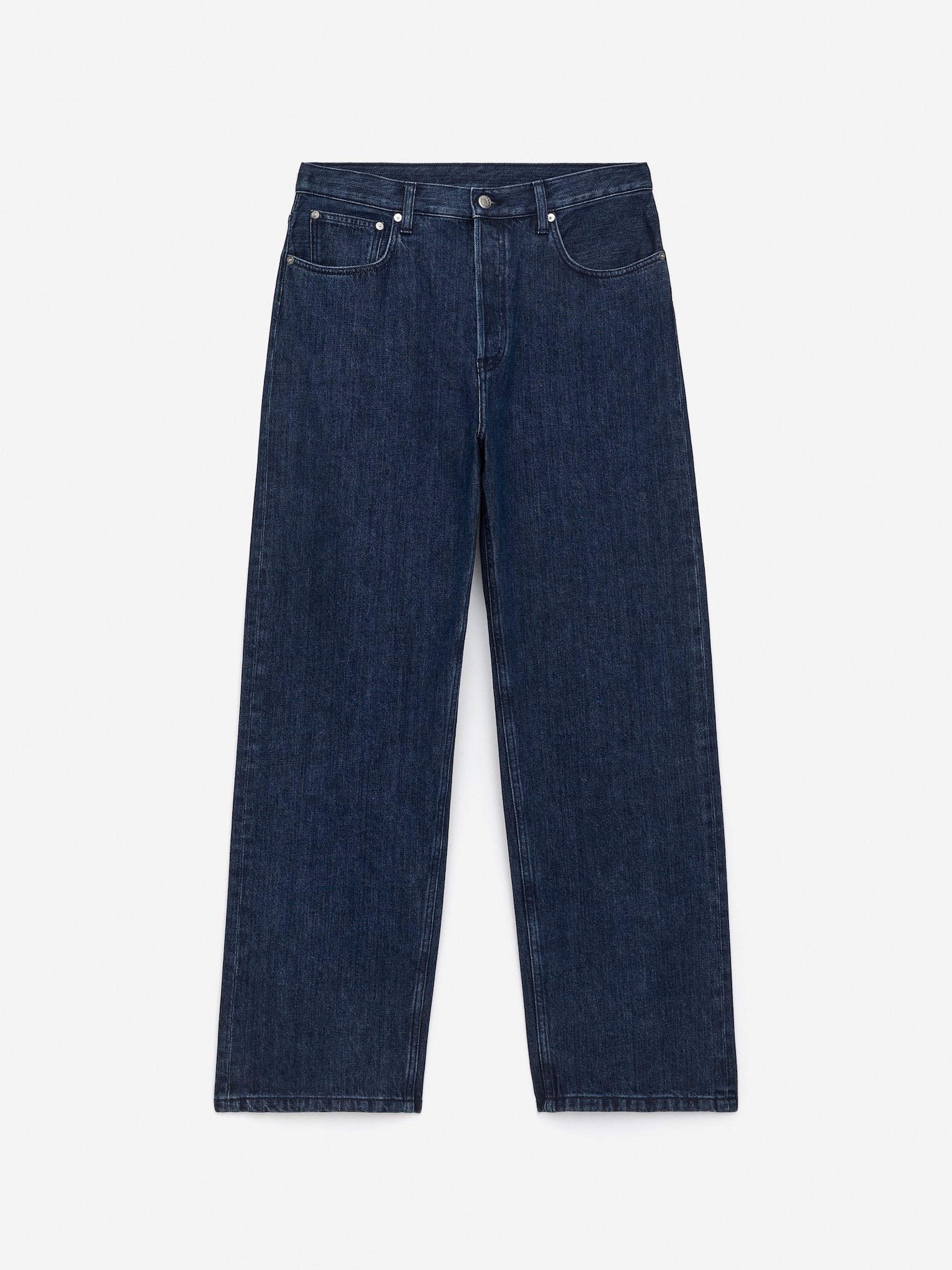 MIST wide jeans - Mørkeblå/Mørkeblå/Mellemblå/Sort - 2