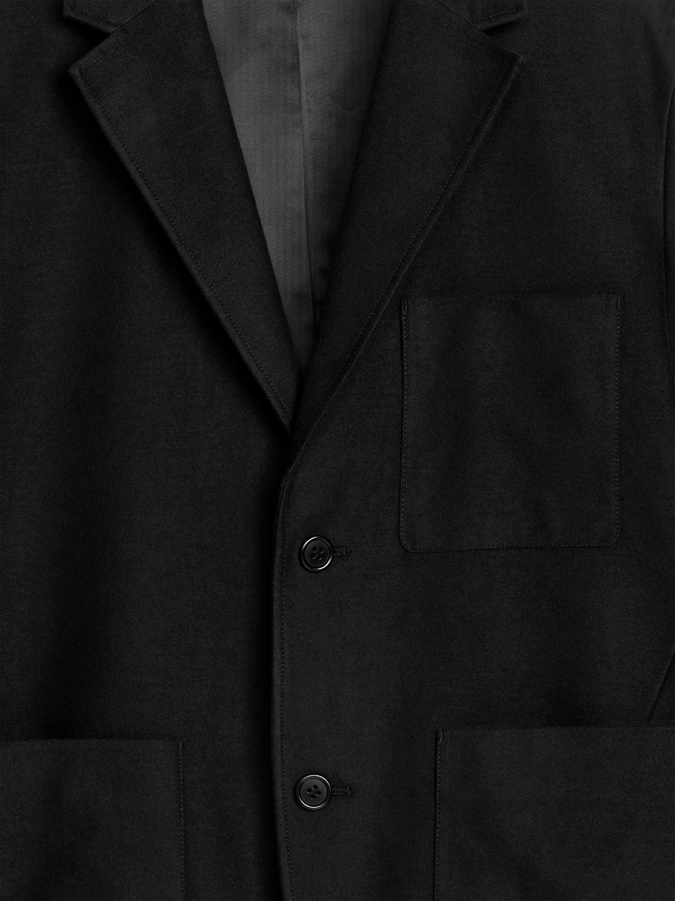 Kavaj i mollskinn - Svart - Regular fit - Men - StillMedia/DescriptiveDetail - 2
