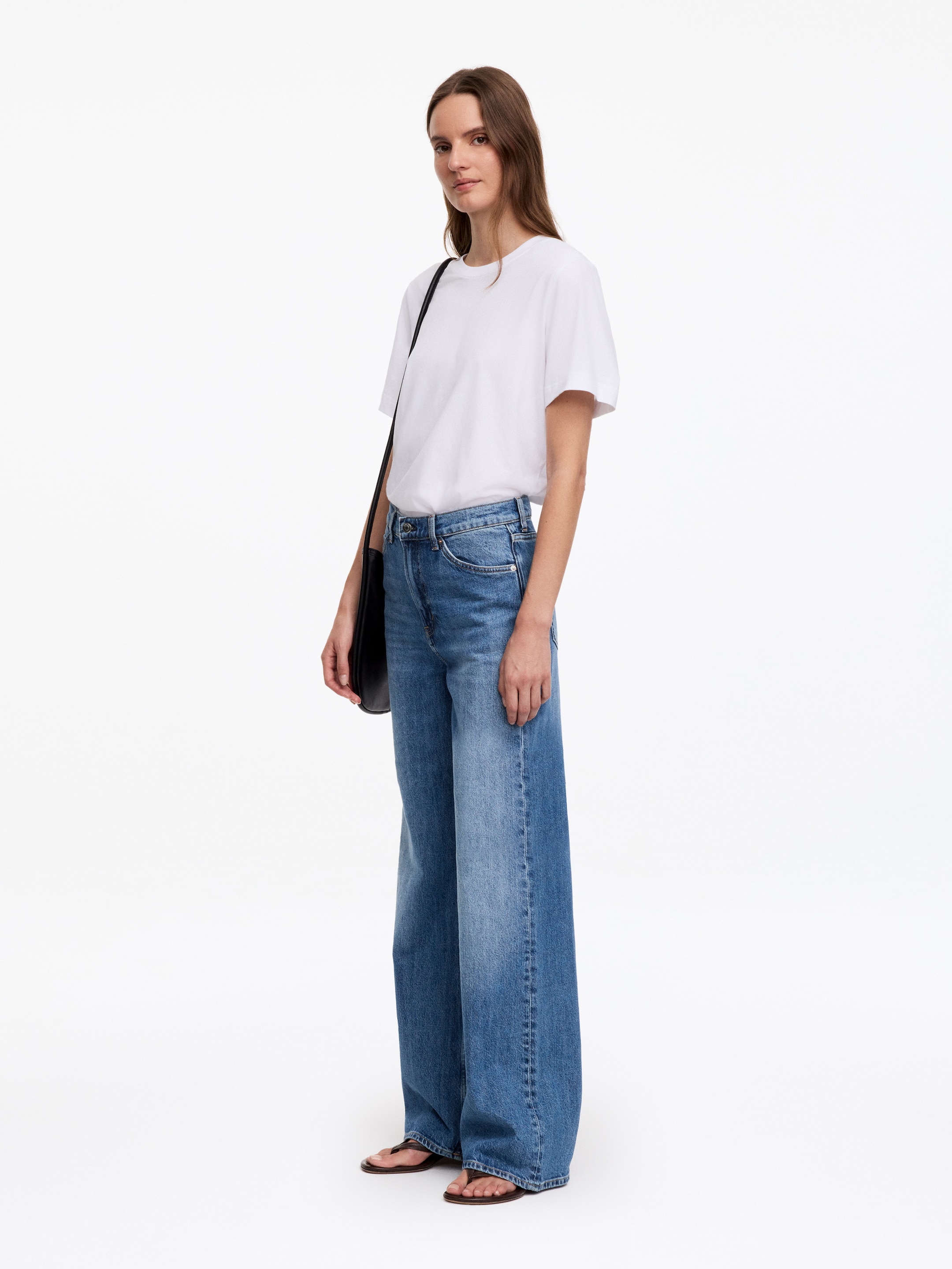 Rozszerzane jeansy LUPINE z wysokim stanem - Jasnoniebieski - Women - StillMedia/Lookbook - 5