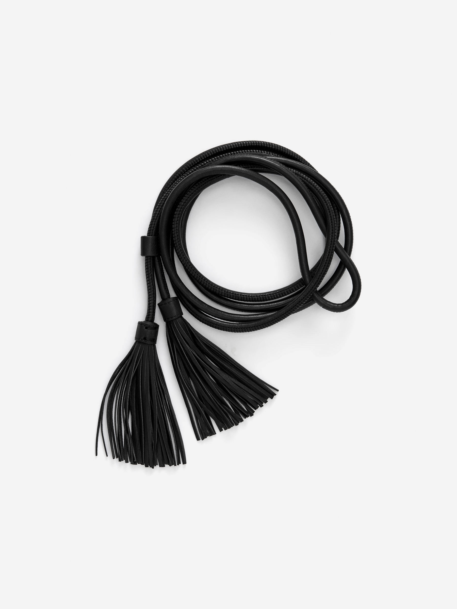 Leather Tassel Belt-#272627-17096