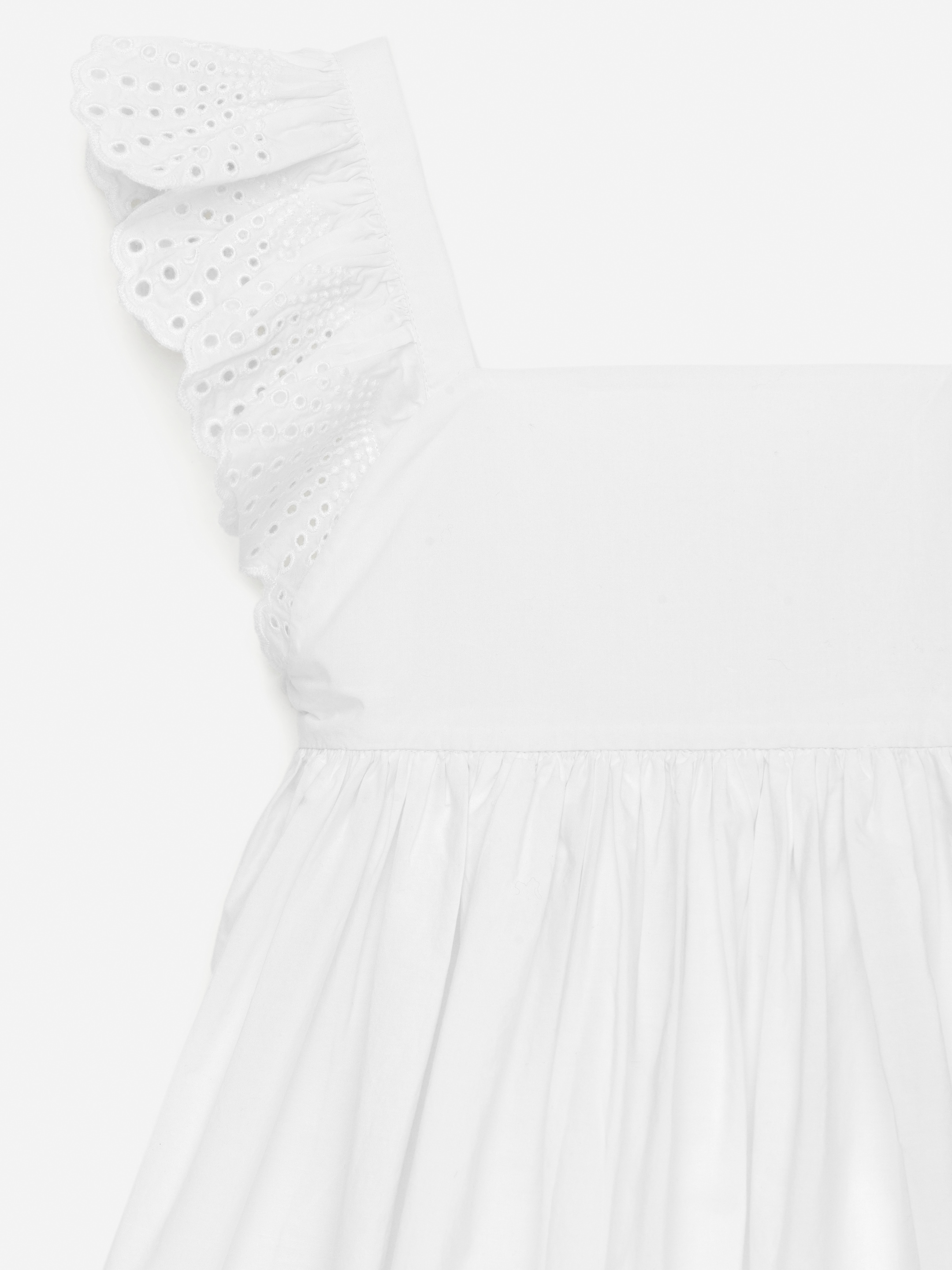 Se større billede: Kjole i broderie anglaise - Hvid - BØRN | H&M DK 3